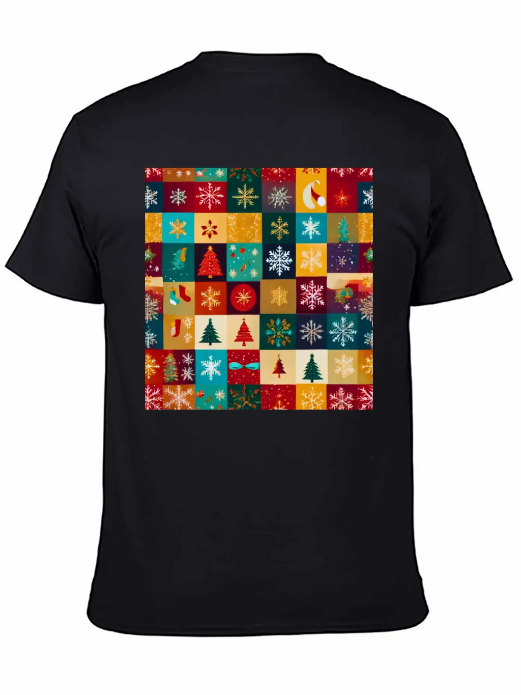 Christmas Patern Gift Unisex Casual T-Shirt – Clean Design For Daily Comfort