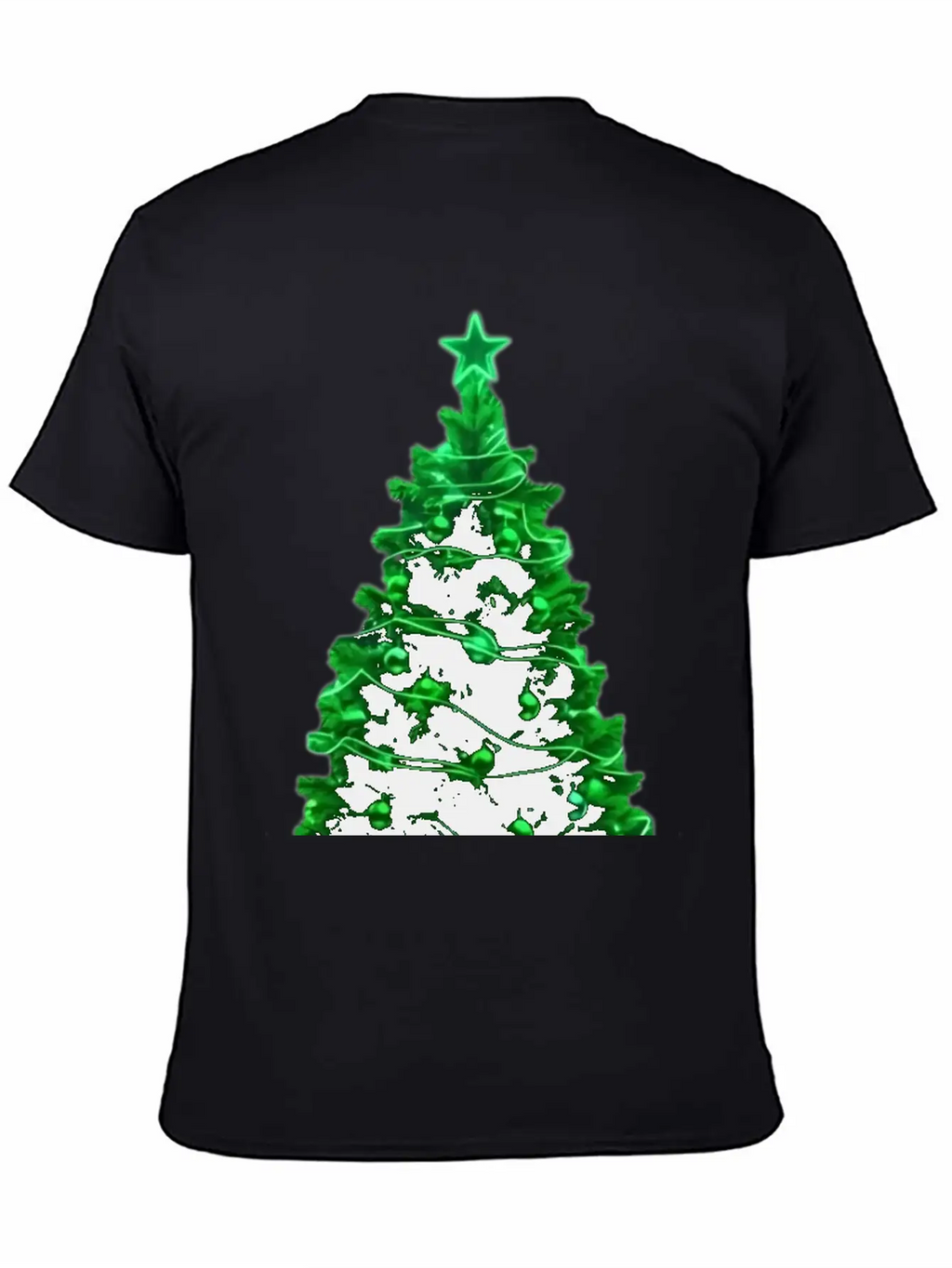 Christmas Tree Neon Unisex Casual T-Shirt – Clean Design For Daily Comfort