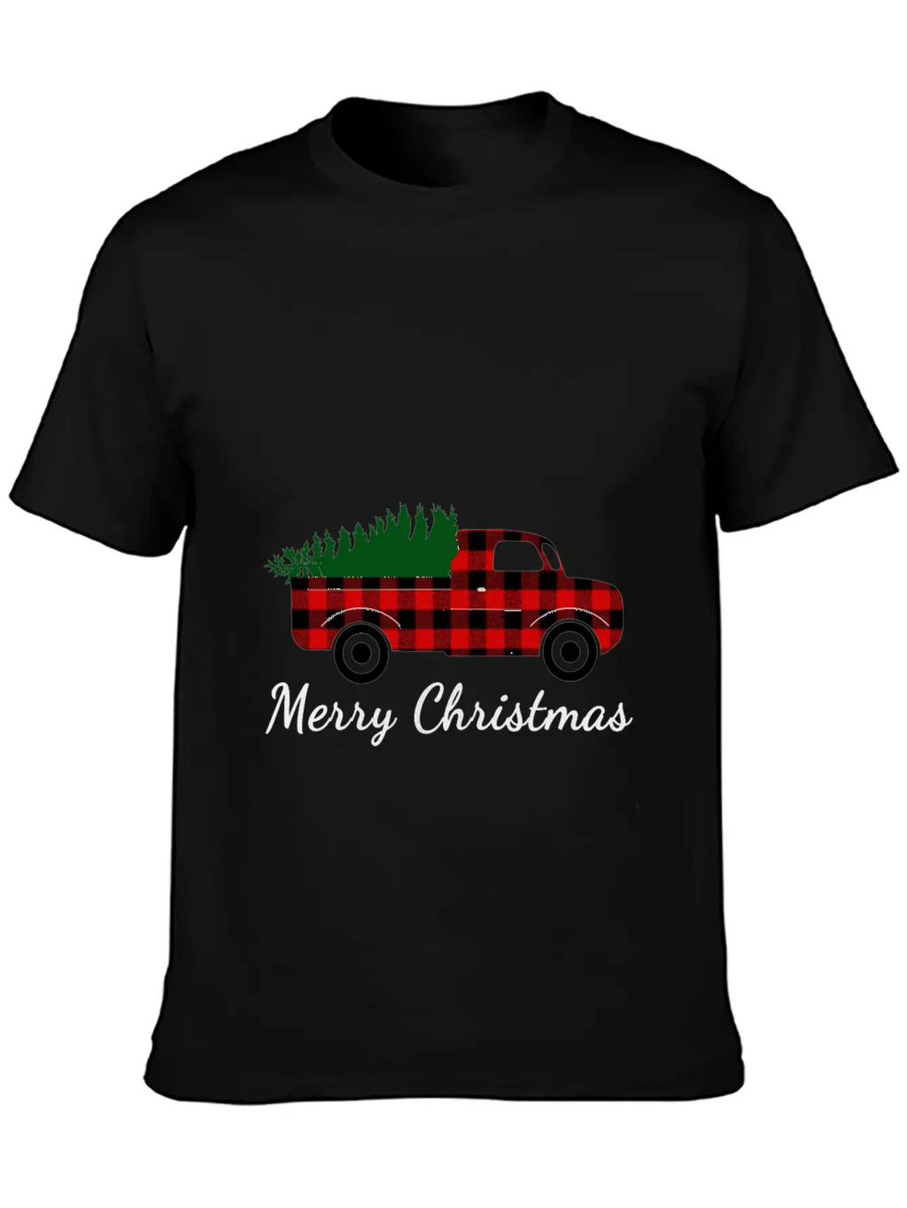 Christmas Truck Shirt, Red Truck Shirt, Vintage Breathable Soft Cotton T-Shirt – Timeless Casual Look