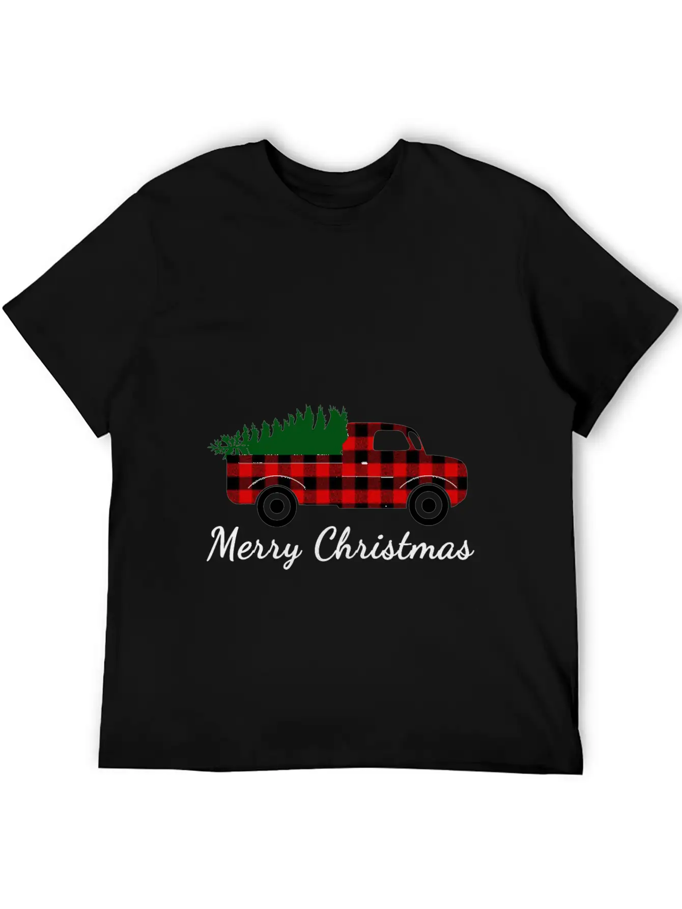 Christmas Truck Shirt, Red Truck Shirt, Vintage Breathable Soft Cotton T-Shirt – Timeless Casual Look