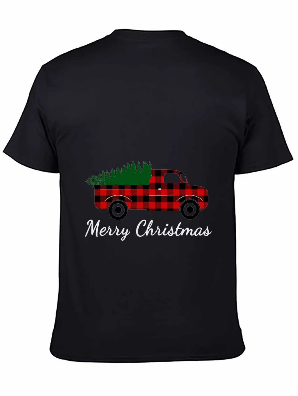 Christmas Truck Shirt, Red Truck Shirt, Vintage Breathable Soft Cotton T-Shirt – Timeless Casual Look