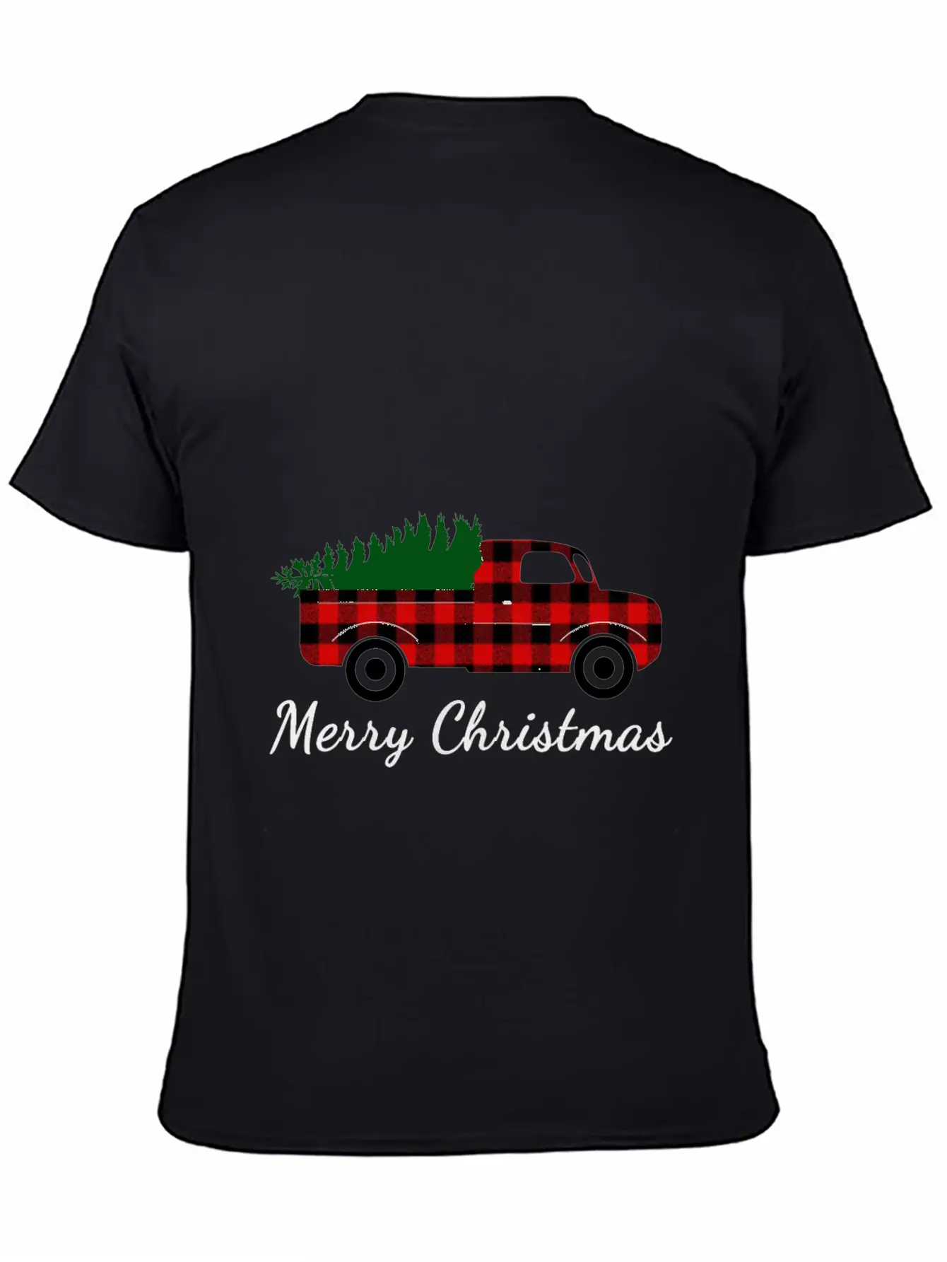 Christmas Truck Shirt, Red Truck Shirt, Vintage Breathable Soft Cotton T-Shirt – Timeless Casual Look