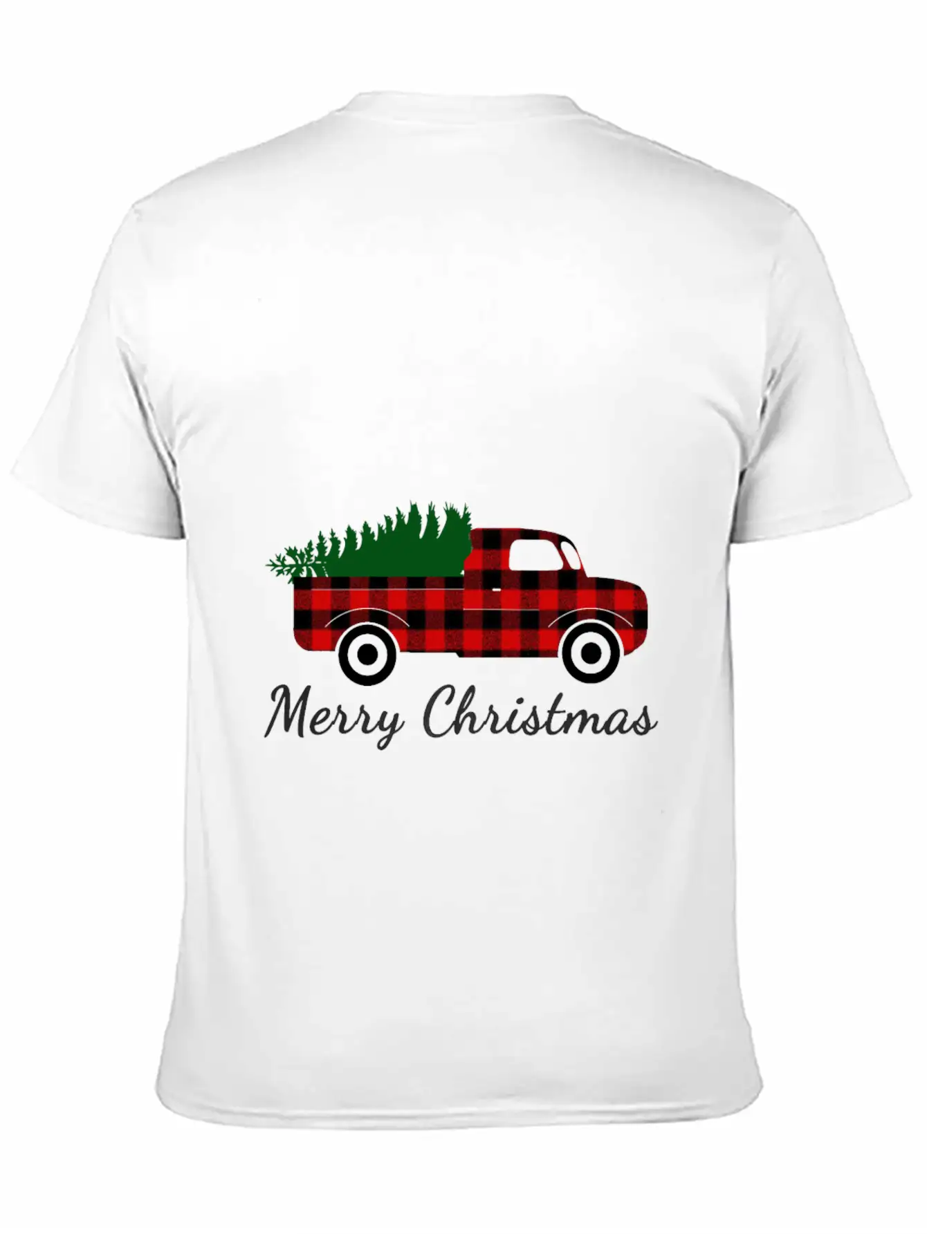 Christmas Truck Shirt, Red Truck Shirt, Vintage Breathable Soft Cotton T-Shirt – Timeless Casual Look
