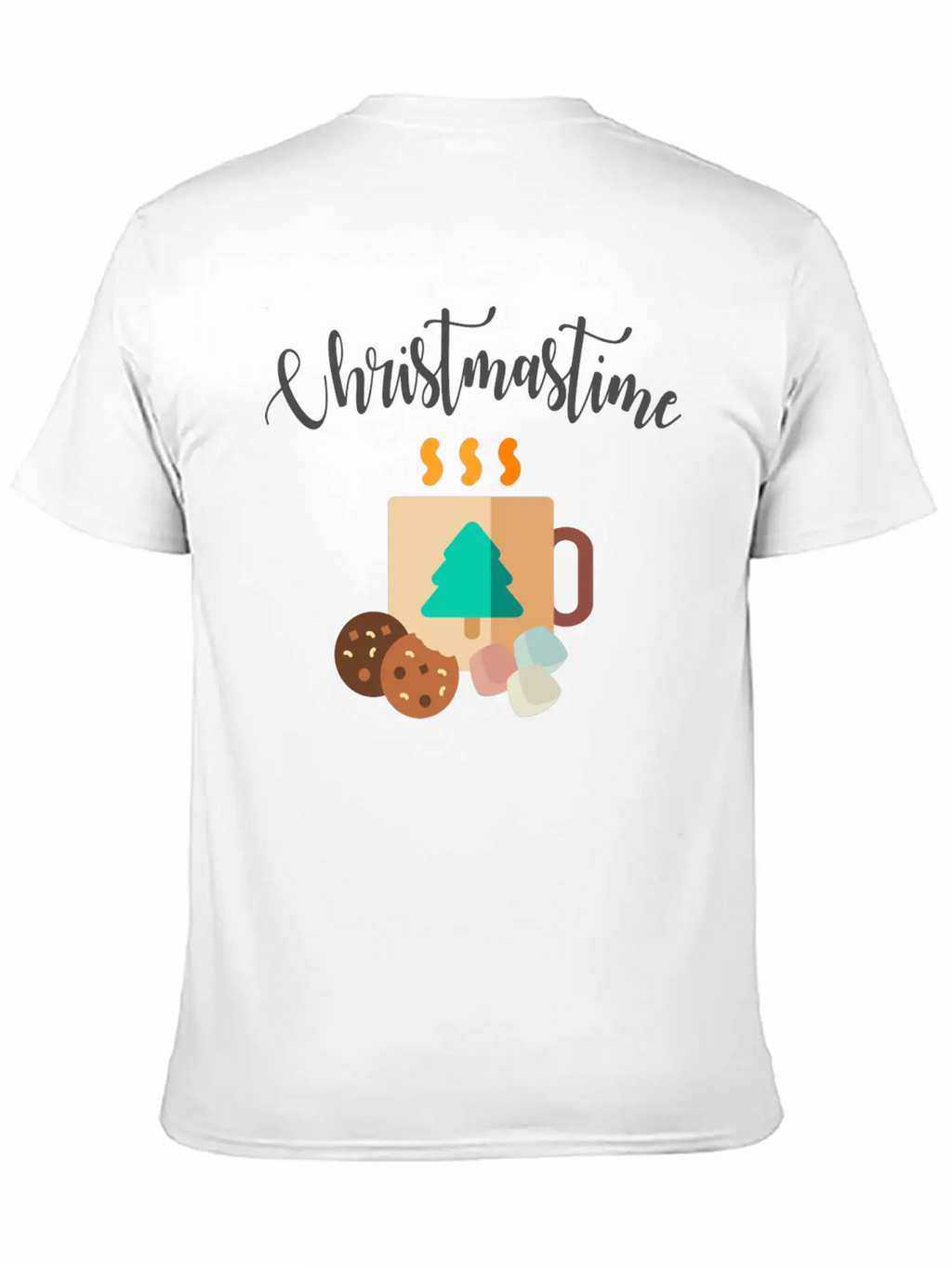 Christmastime Breathable Soft Cotton T-Shirt – Timeless Casual Look