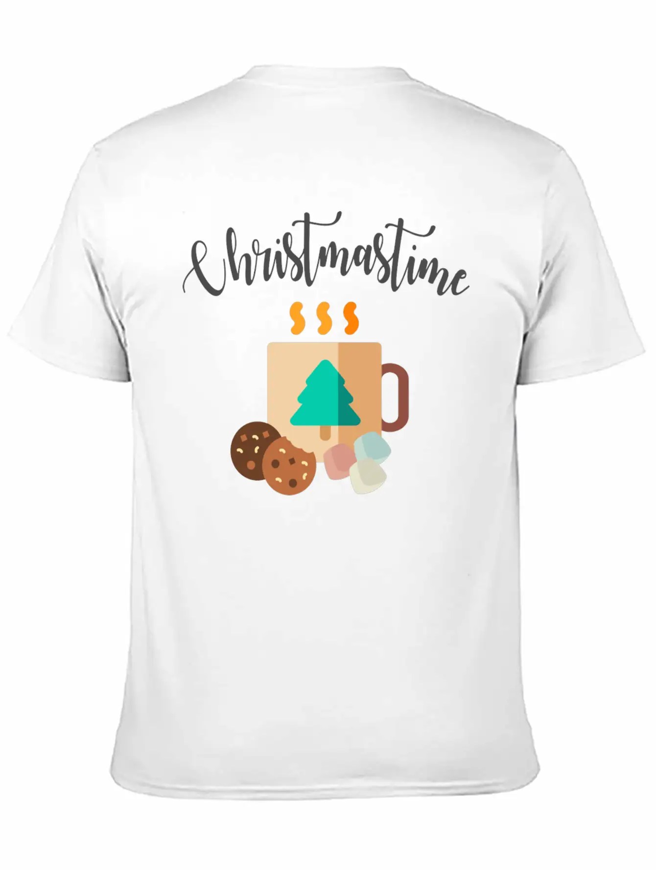 Christmastime Breathable Soft Cotton T-Shirt – Timeless Casual Look