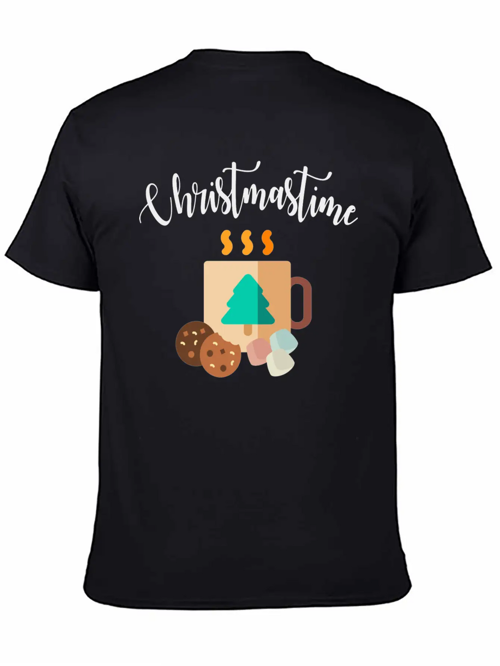 Christmastime Breathable Soft Cotton T-Shirt – Timeless Casual Look