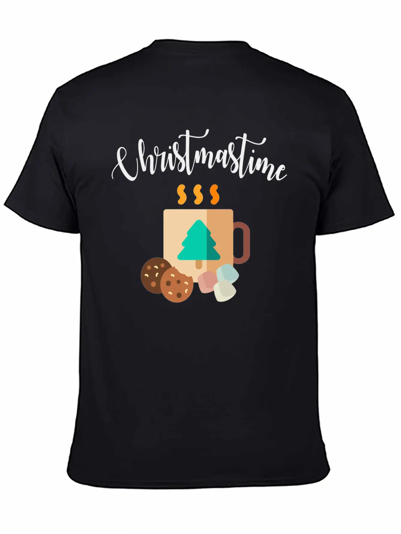 Christmastime Breathable Soft Cotton T-Shirt – Timeless Casual Look