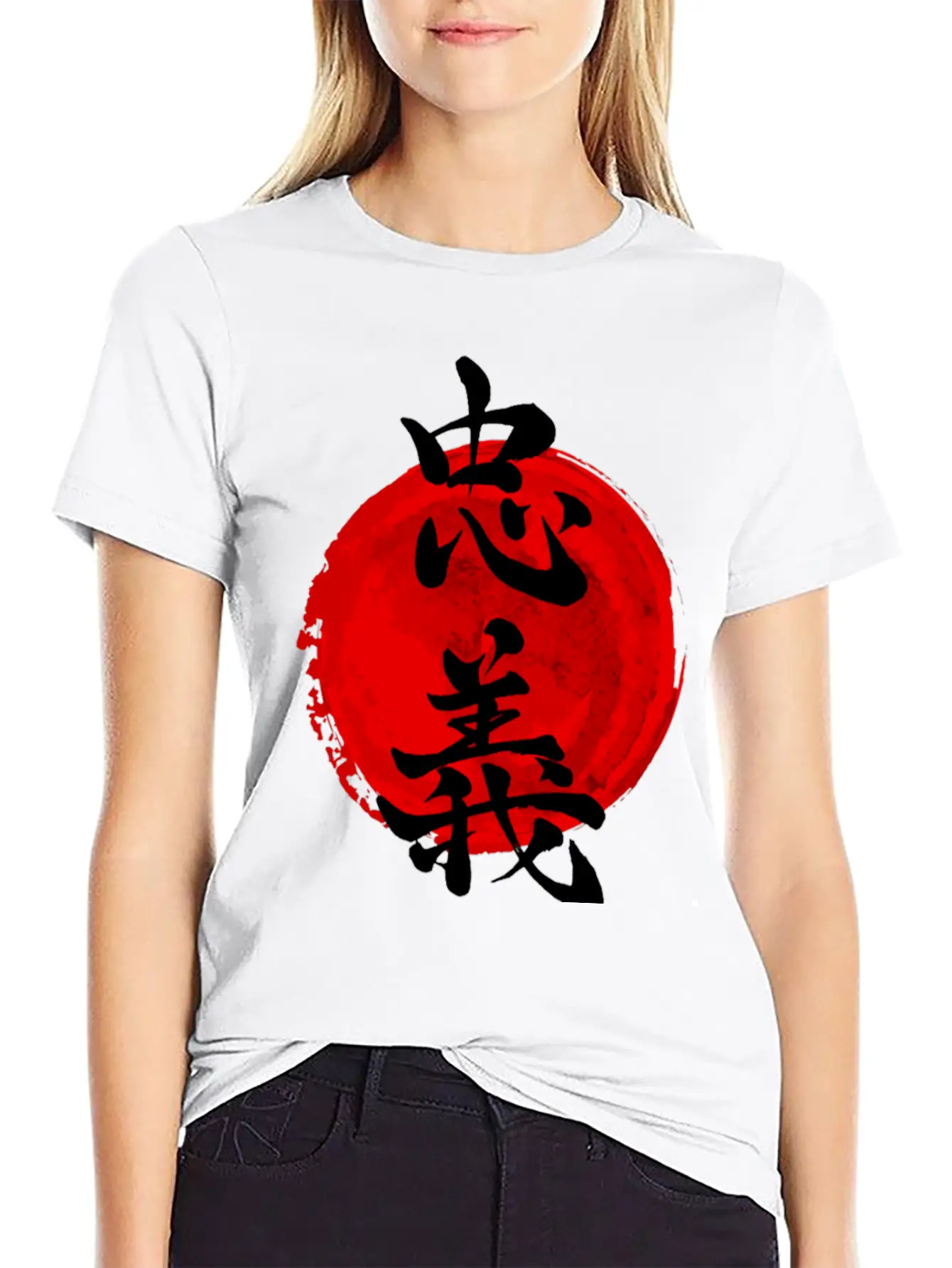 Chuugi Bushido Calligraphy Japanese Essential Cotton Tee For Daily Outfits – Unisex Style