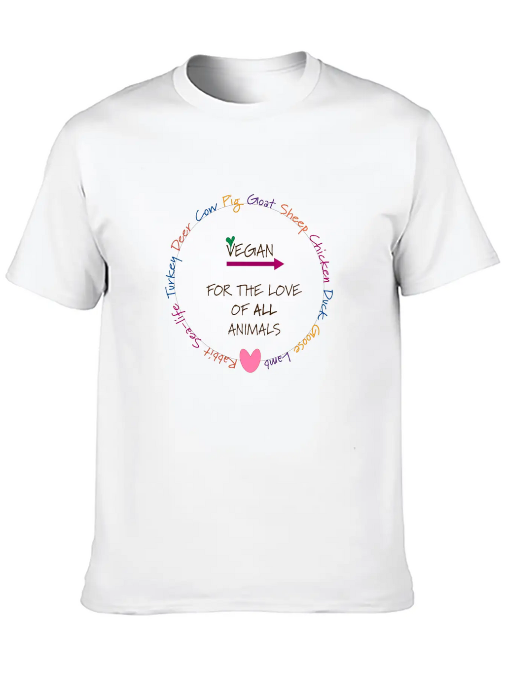 Circle Of Compassion Breathable Graphic T-Shirt – Perfect For Casual Days