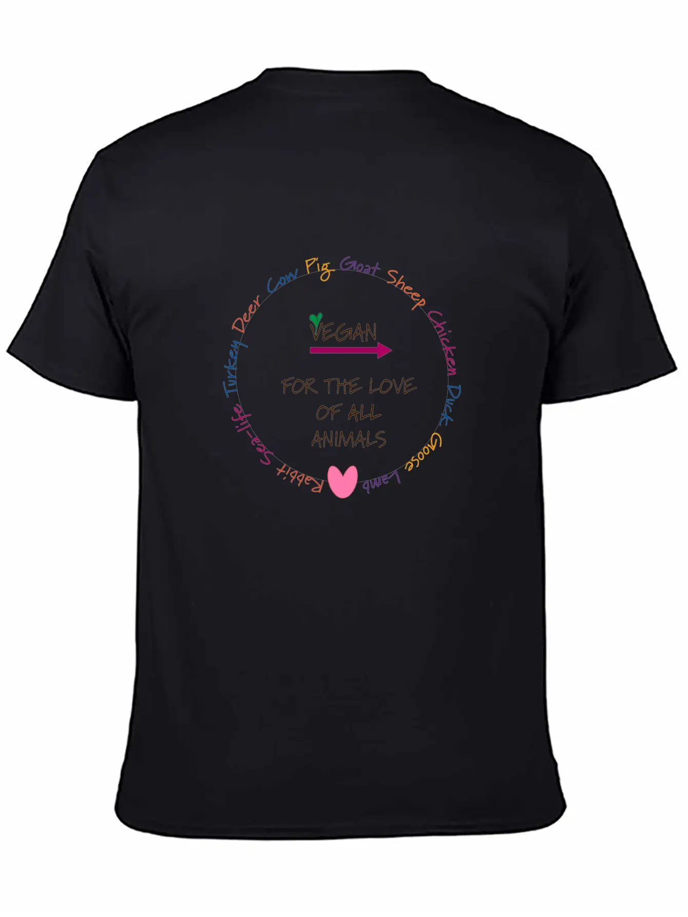 Circle Of Compassion Breathable Graphic T-Shirt – Perfect For Casual Days