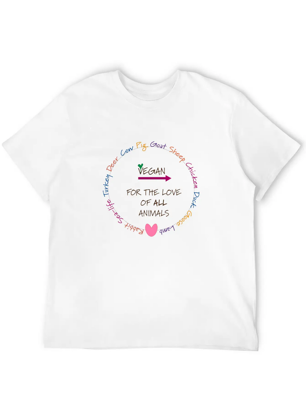 Circle Of Compassion Breathable Graphic T-Shirt – Perfect For Casual Days