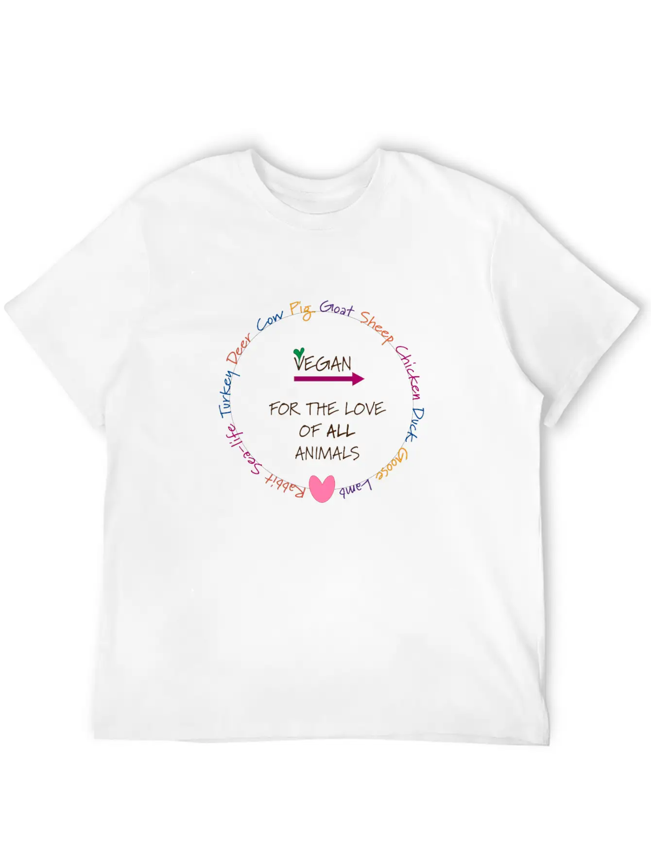 Circle Of Compassion Breathable Graphic T-Shirt – Perfect For Casual Days