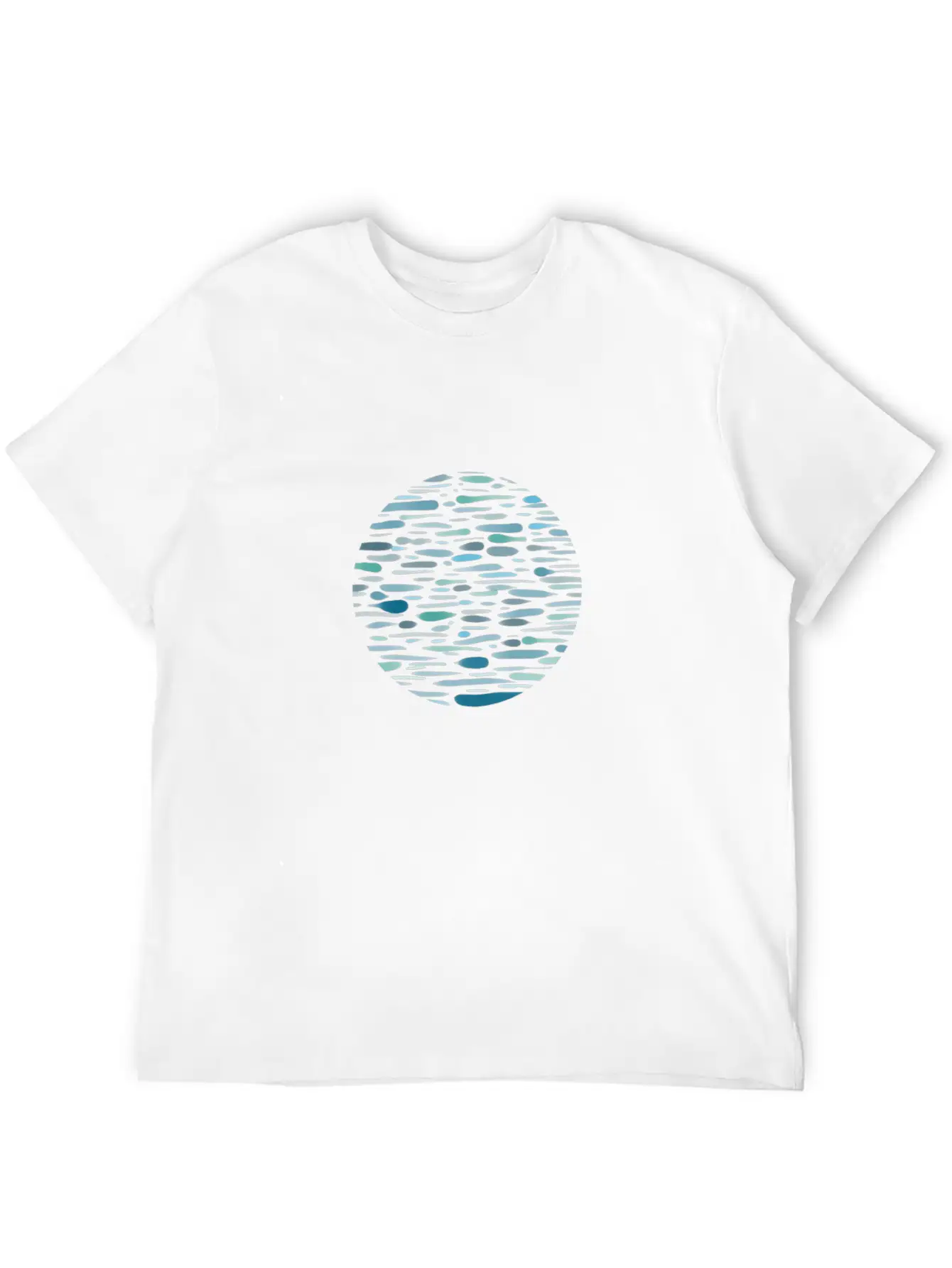 Circle Of Watercolor Timeless Short Sleeve Tee – Comfy And Minimalist Design