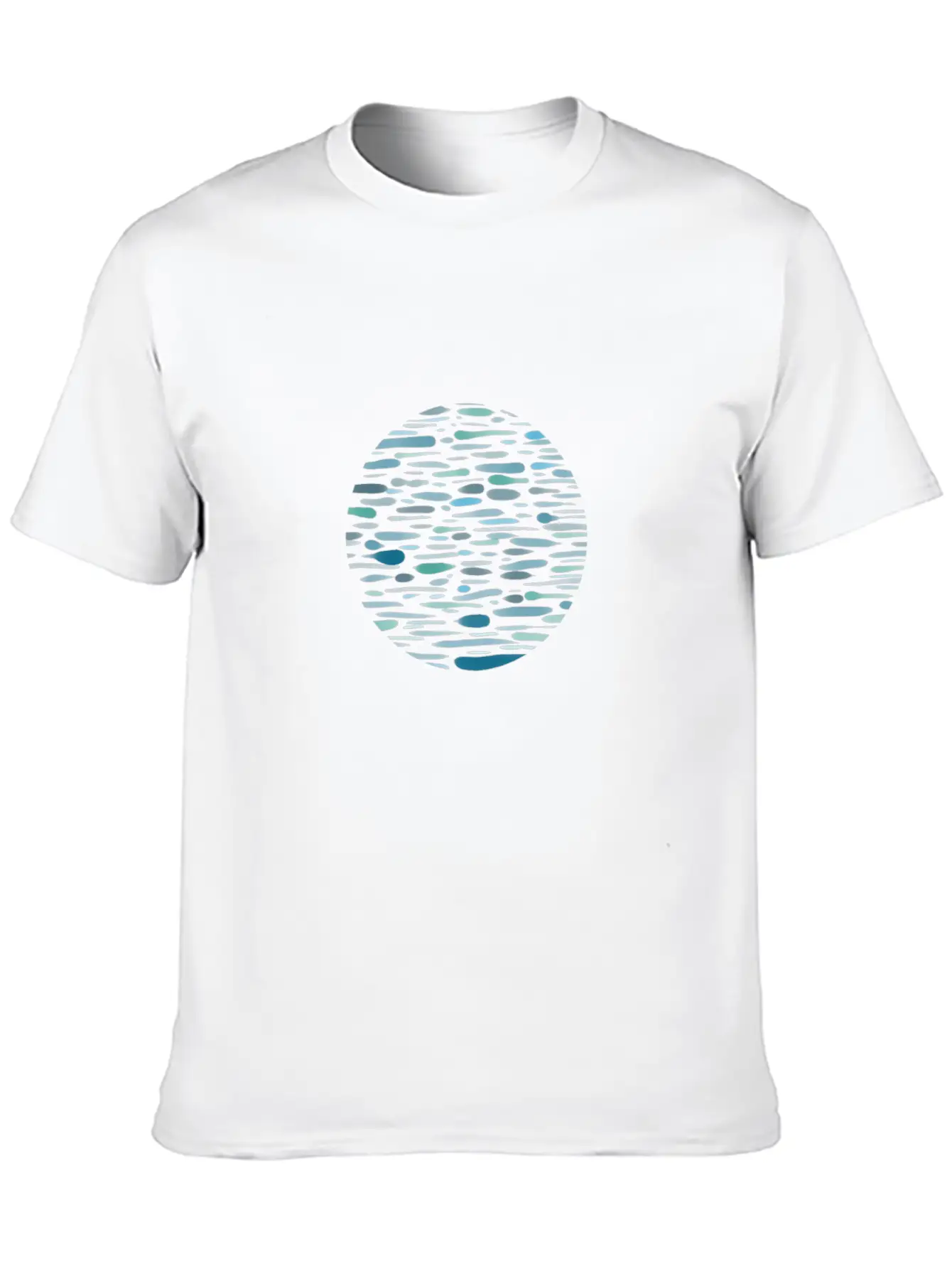 Circle Of Watercolor Timeless Short Sleeve Tee – Comfy And Minimalist Design