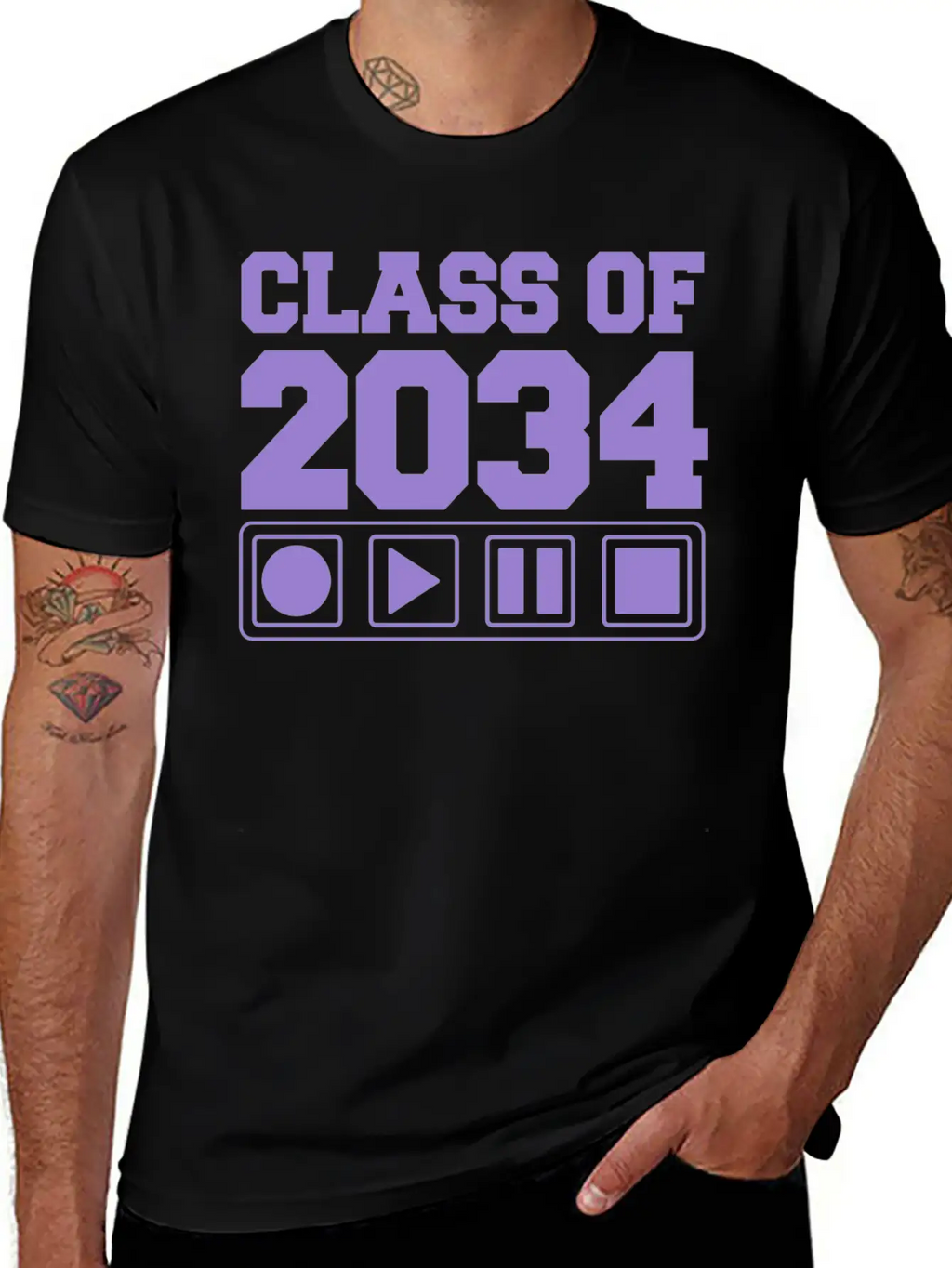 Class Of 2034 Basic Graphic T-Shirt – Daily Comfort In Soft Cotton