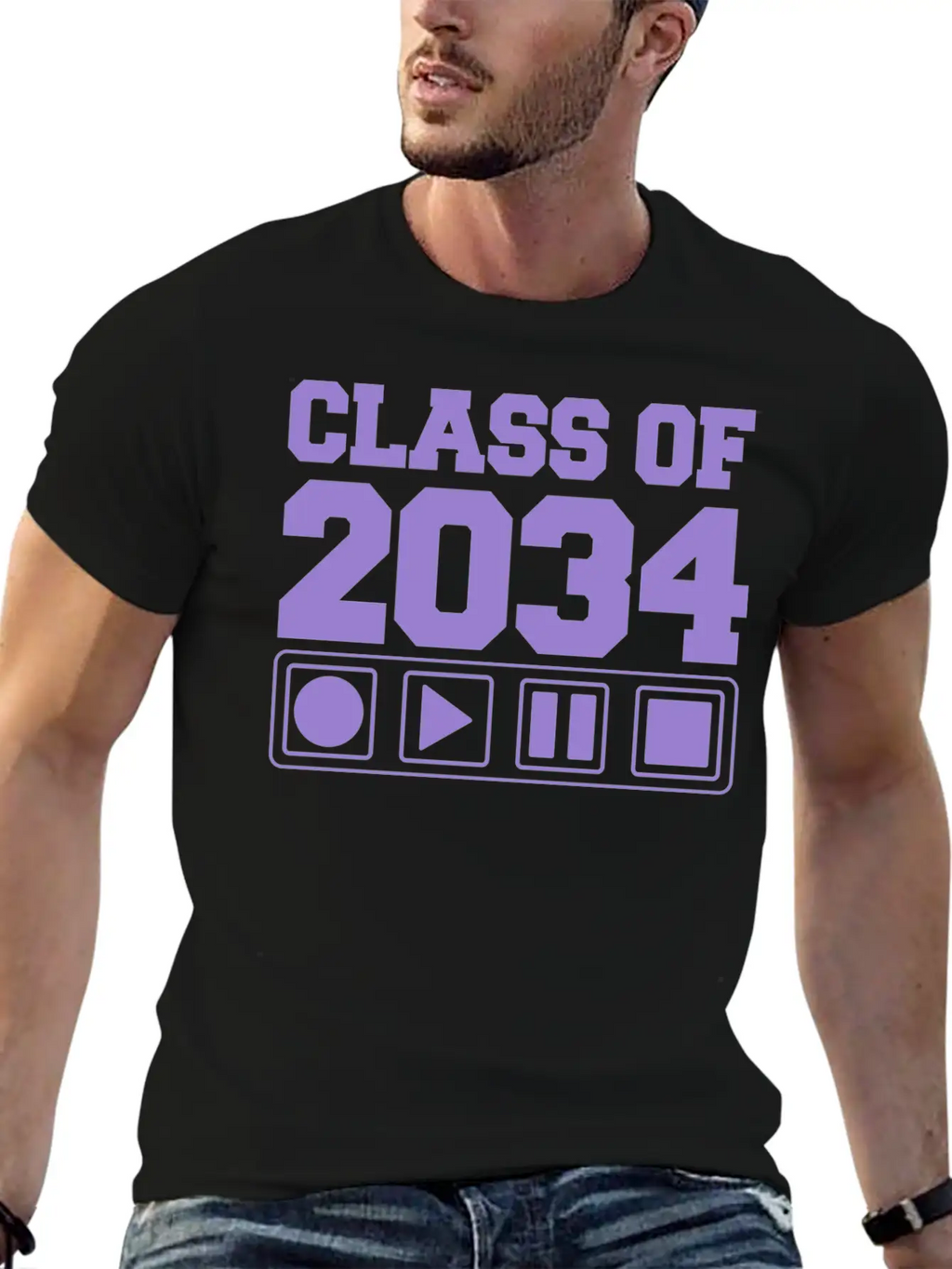 Class Of 2034 Basic Graphic T-Shirt – Daily Comfort In Soft Cotton