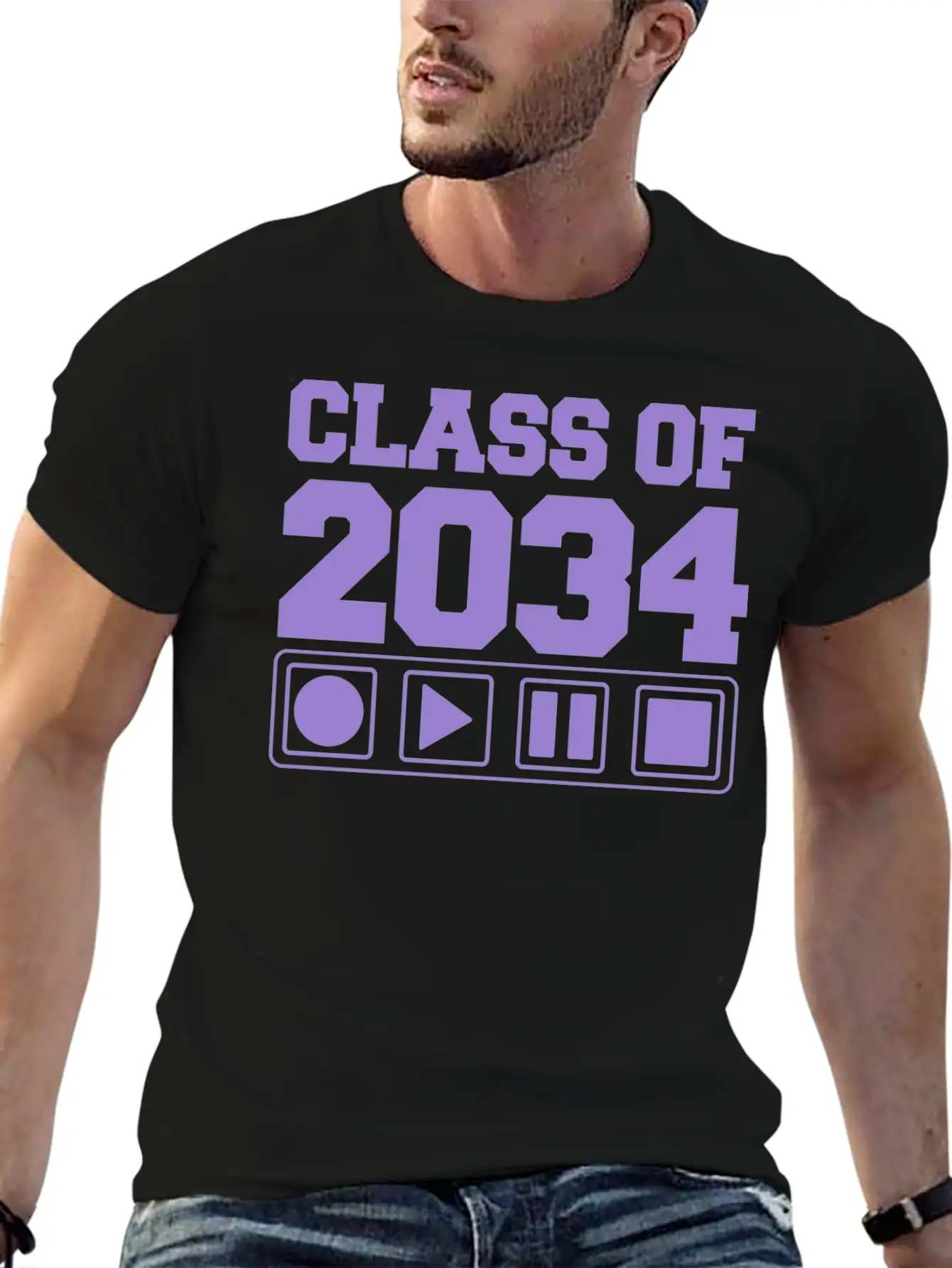 Class Of 2034 Basic Graphic T-Shirt – Daily Comfort In Soft Cotton