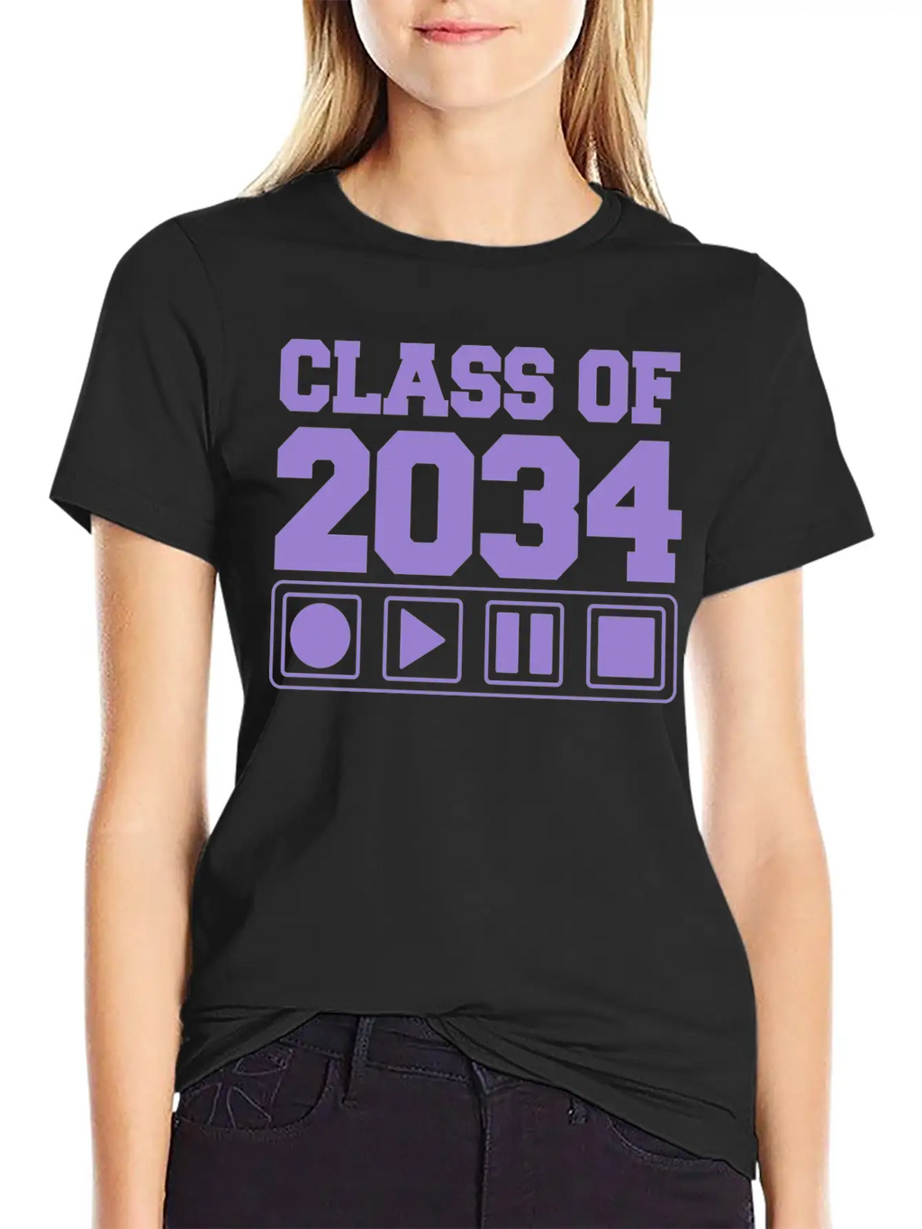 Class Of 2034 Basic Graphic T-Shirt – Daily Comfort In Soft Cotton
