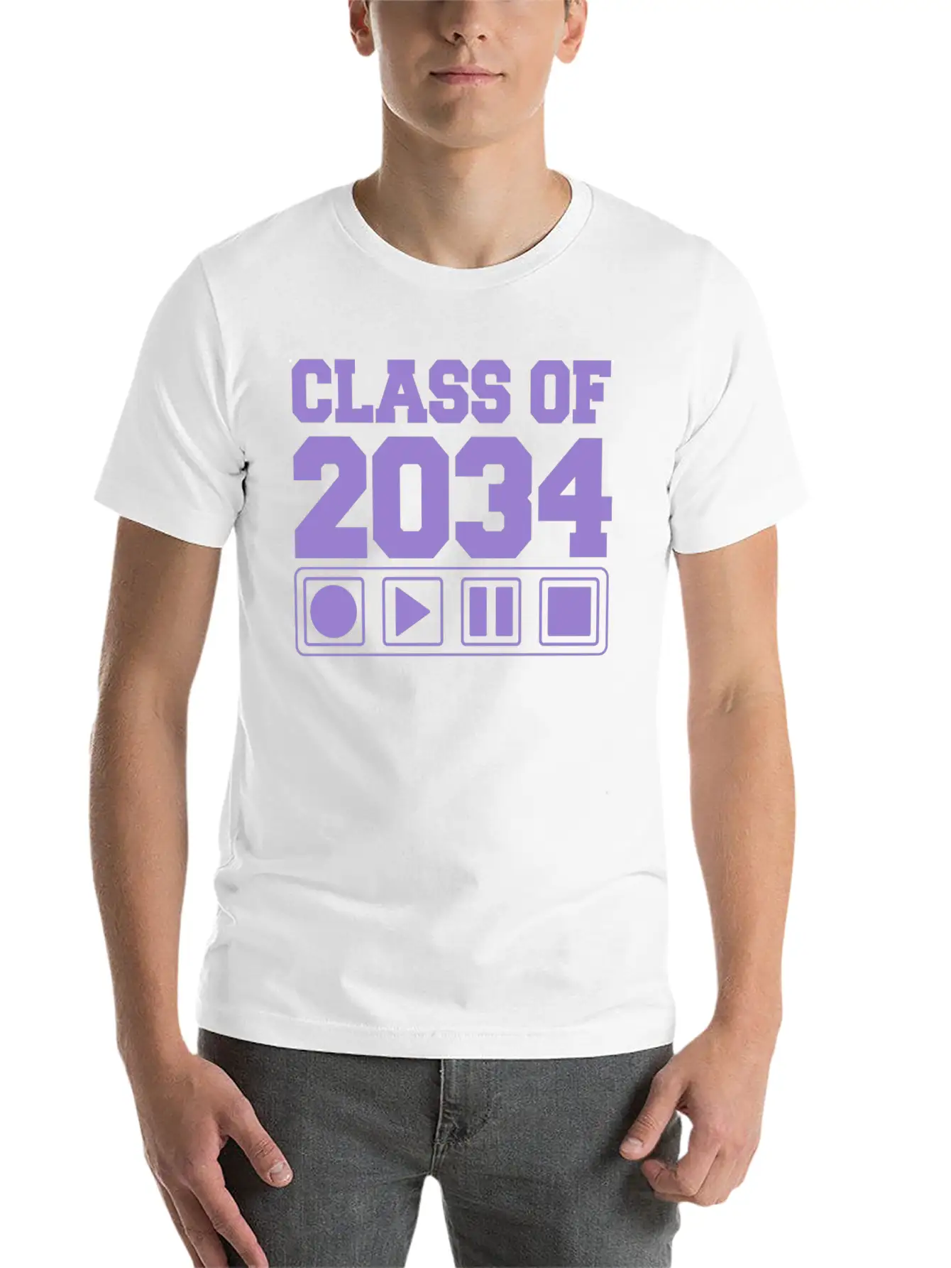 Class Of 2034 Basic Graphic T-Shirt – Daily Comfort In Soft Cotton