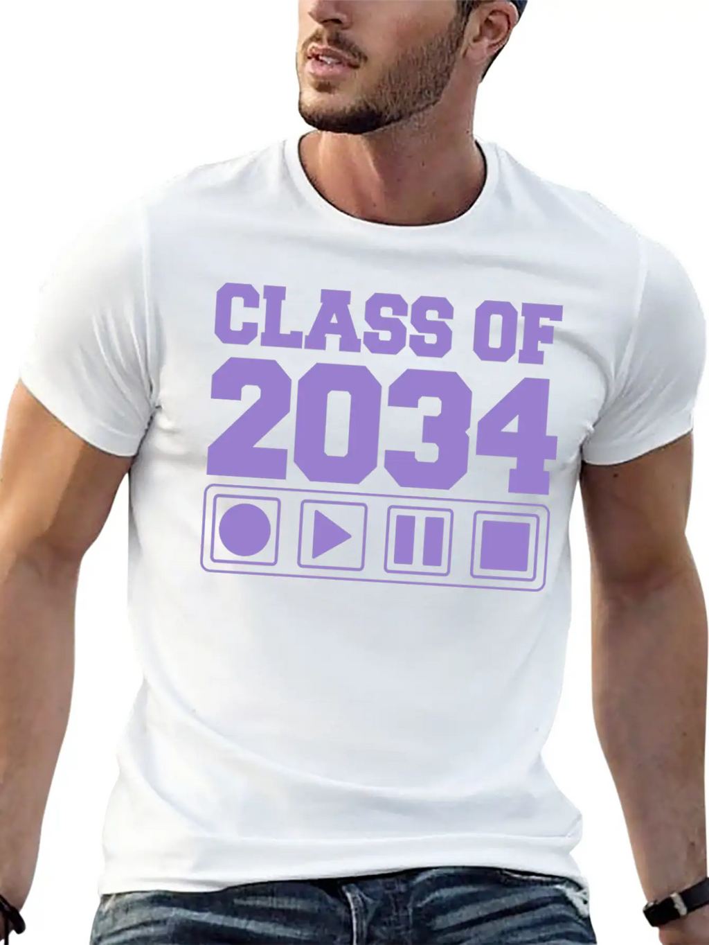 Class Of 2034 Basic Graphic T-Shirt – Daily Comfort In Soft Cotton