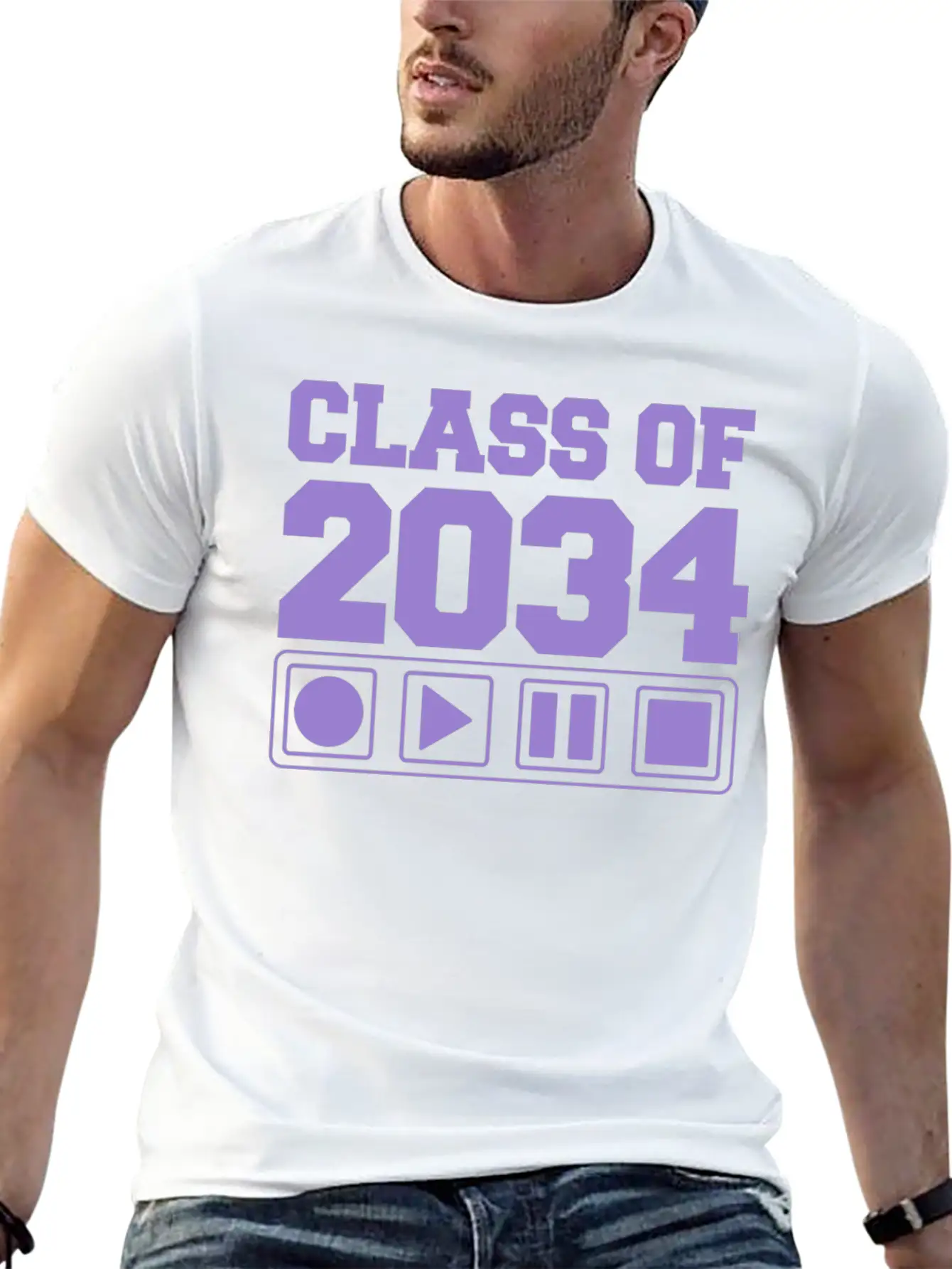 Class Of 2034 Basic Graphic T-Shirt – Daily Comfort In Soft Cotton