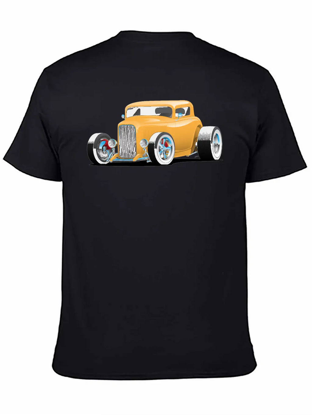 Classic American 32 Hotrod Car Illustration Breathable Graphic T-Shirt – Perfect For Casual Days