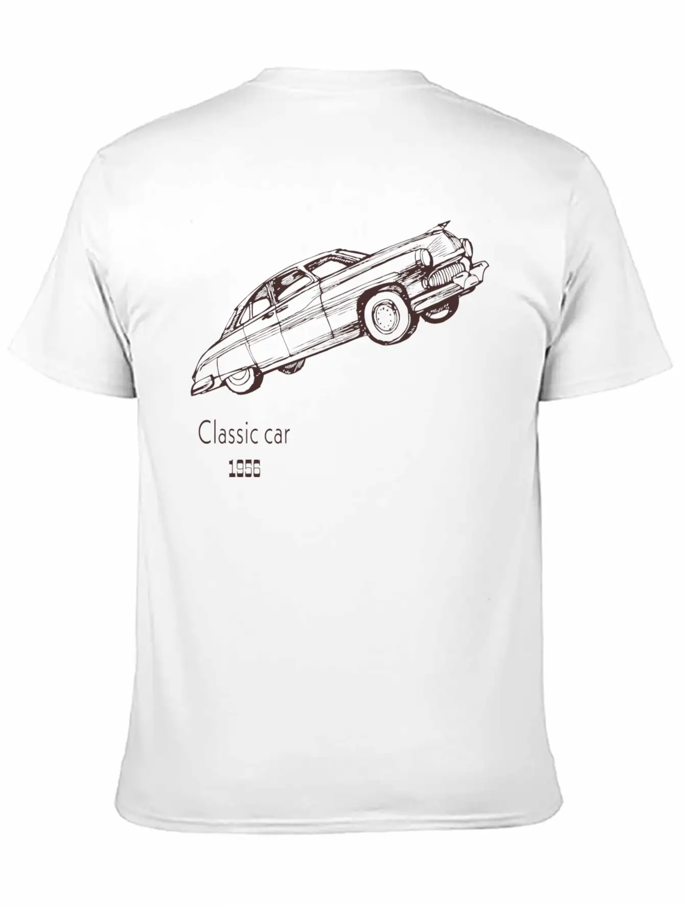Classic Car Breathable Graphic T-Shirt – Perfect For Casual Days