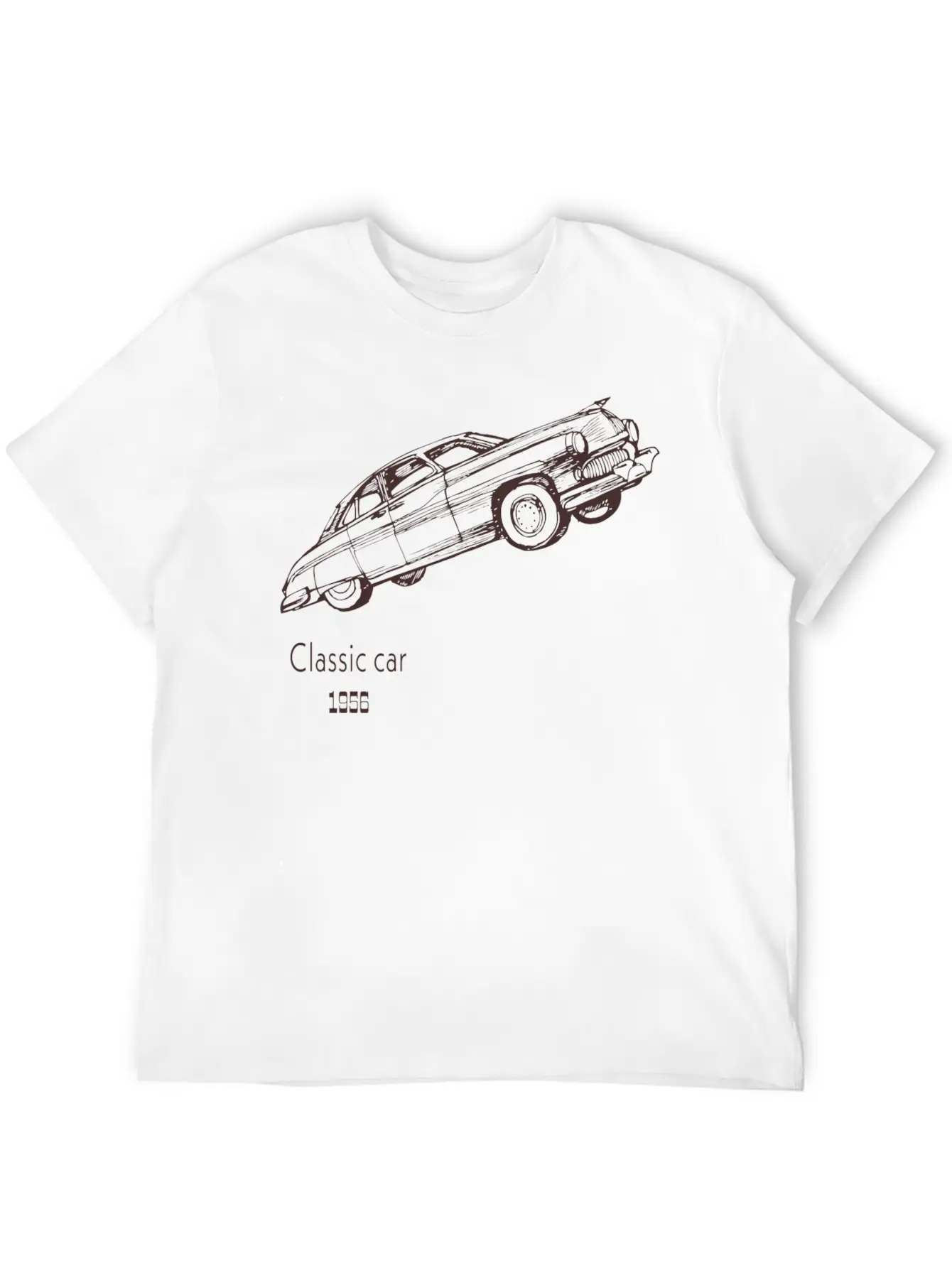 Classic Car Breathable Graphic T-Shirt – Perfect For Casual Days