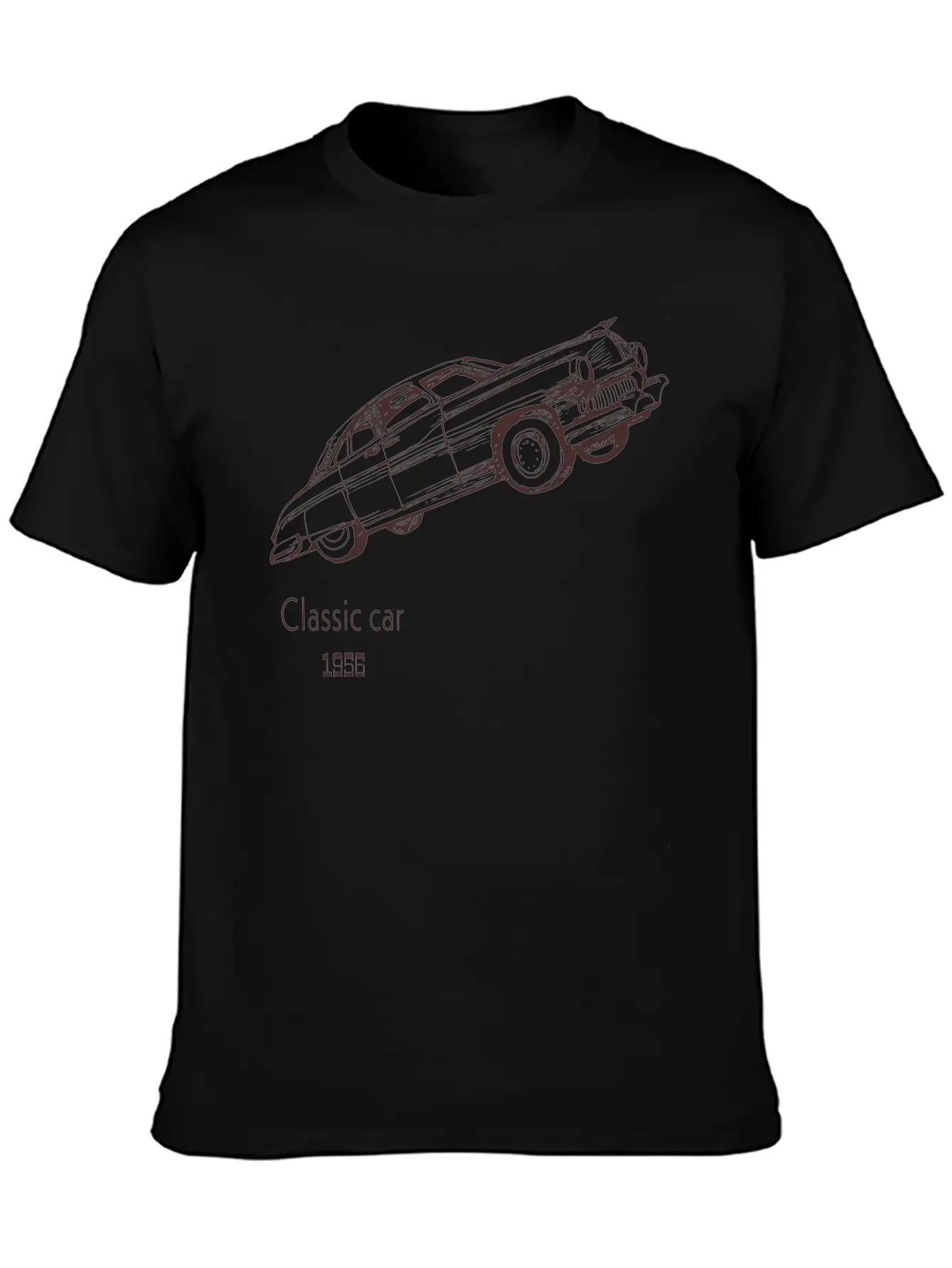 Classic Car Breathable Graphic T-Shirt – Perfect For Casual Days