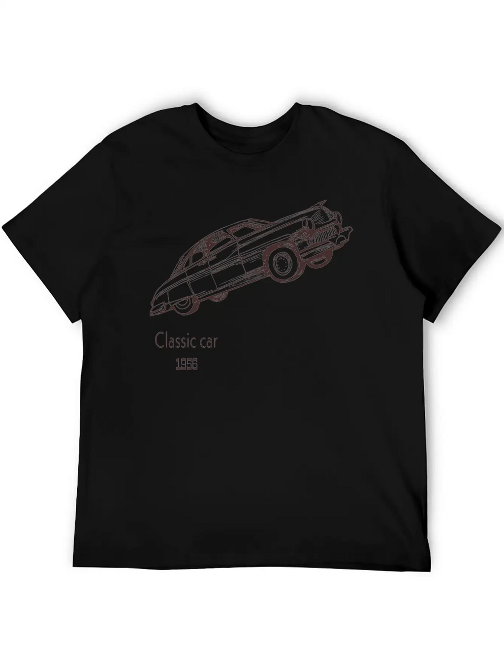 Classic Car Breathable Graphic T-Shirt – Perfect For Casual Days