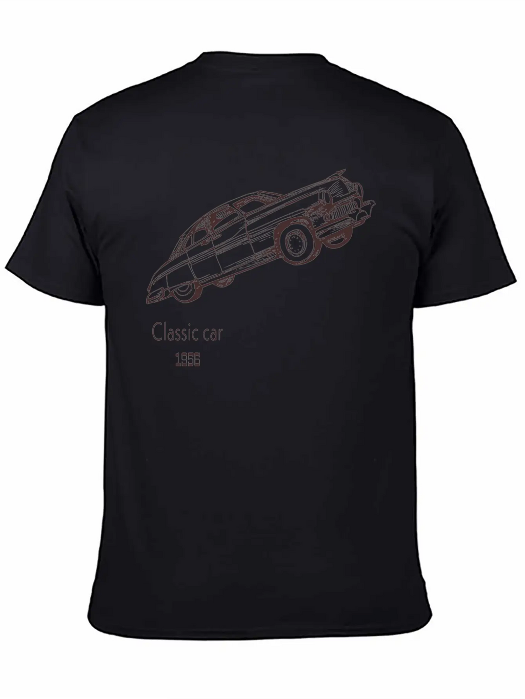 Classic Car Breathable Graphic T-Shirt – Perfect For Casual Days