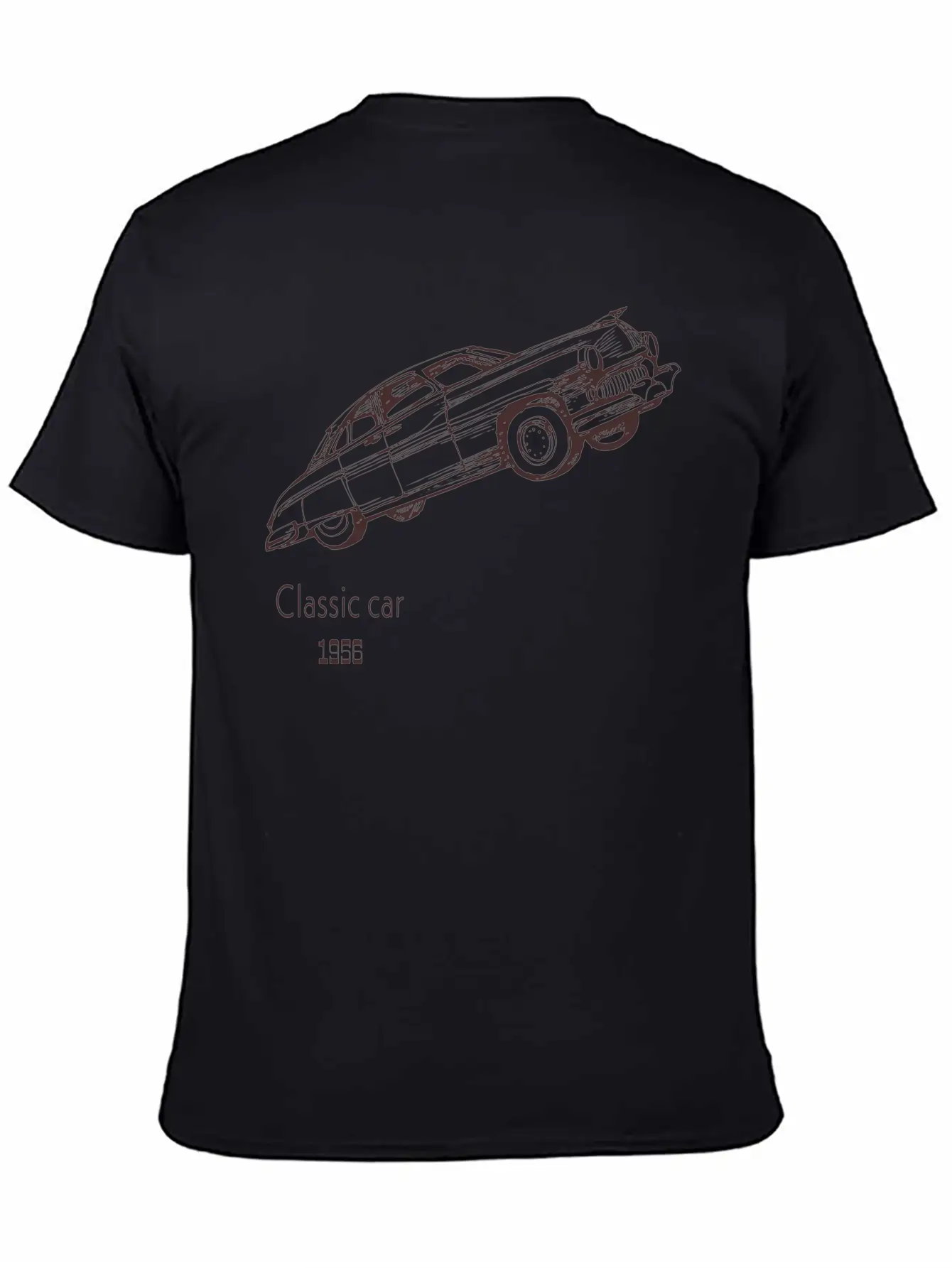 Classic Car Breathable Graphic T-Shirt – Perfect For Casual Days