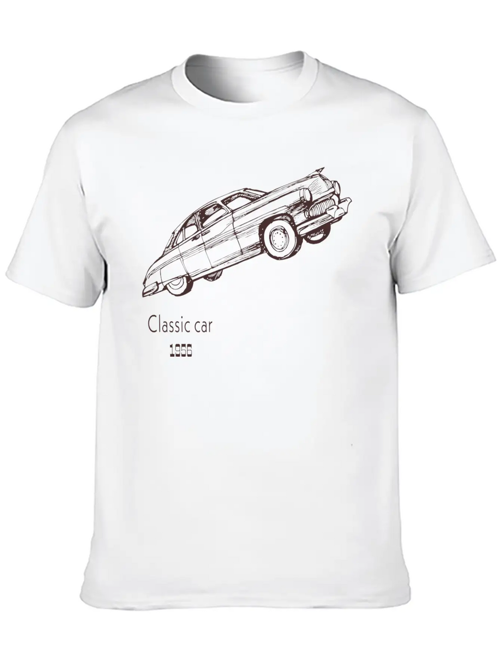Classic Car Breathable Graphic T-Shirt – Perfect For Casual Days