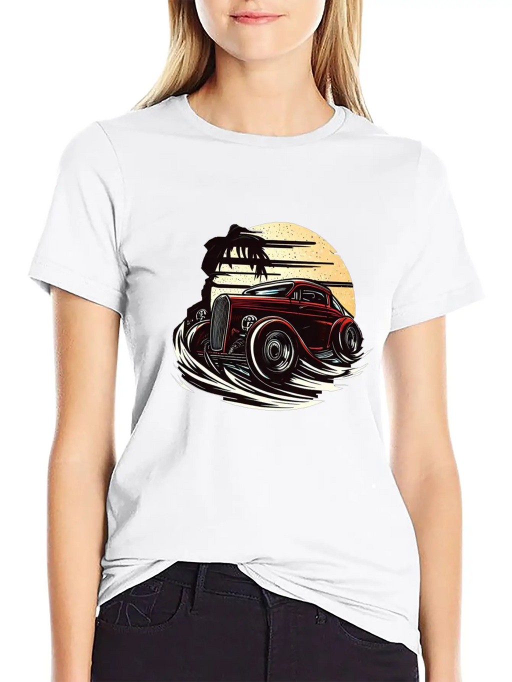 Classic Car Unisex Casual T-Shirt – Clean Design For Daily Comfort
