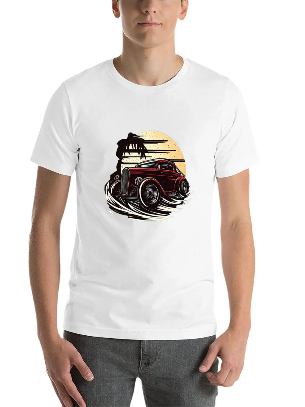 Classic Car Unisex Casual T-Shirt – Clean Design For Daily Comfort