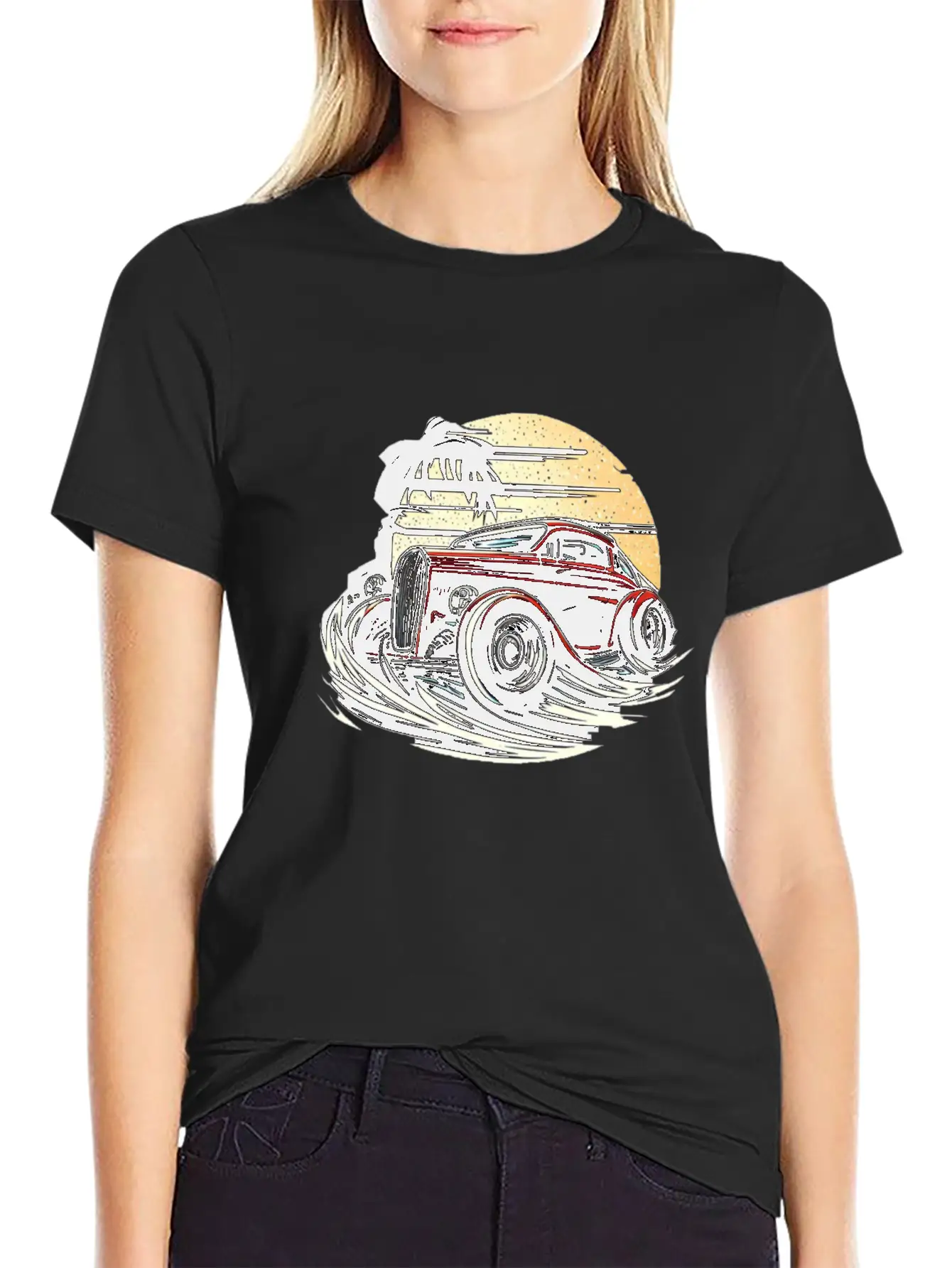 Classic Car Unisex Casual T-Shirt – Clean Design For Daily Comfort