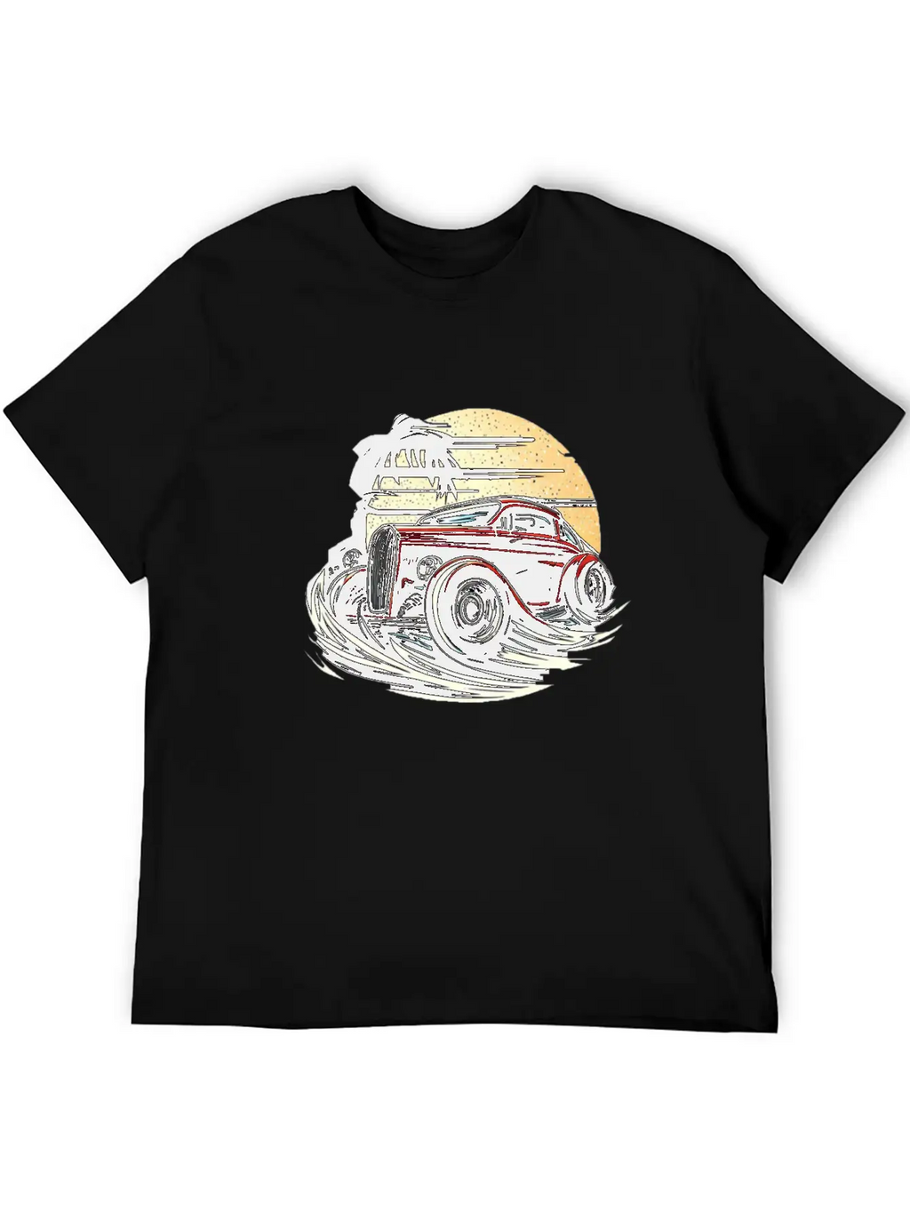 Classic Car Unisex Casual T-Shirt – Clean Design For Daily Comfort