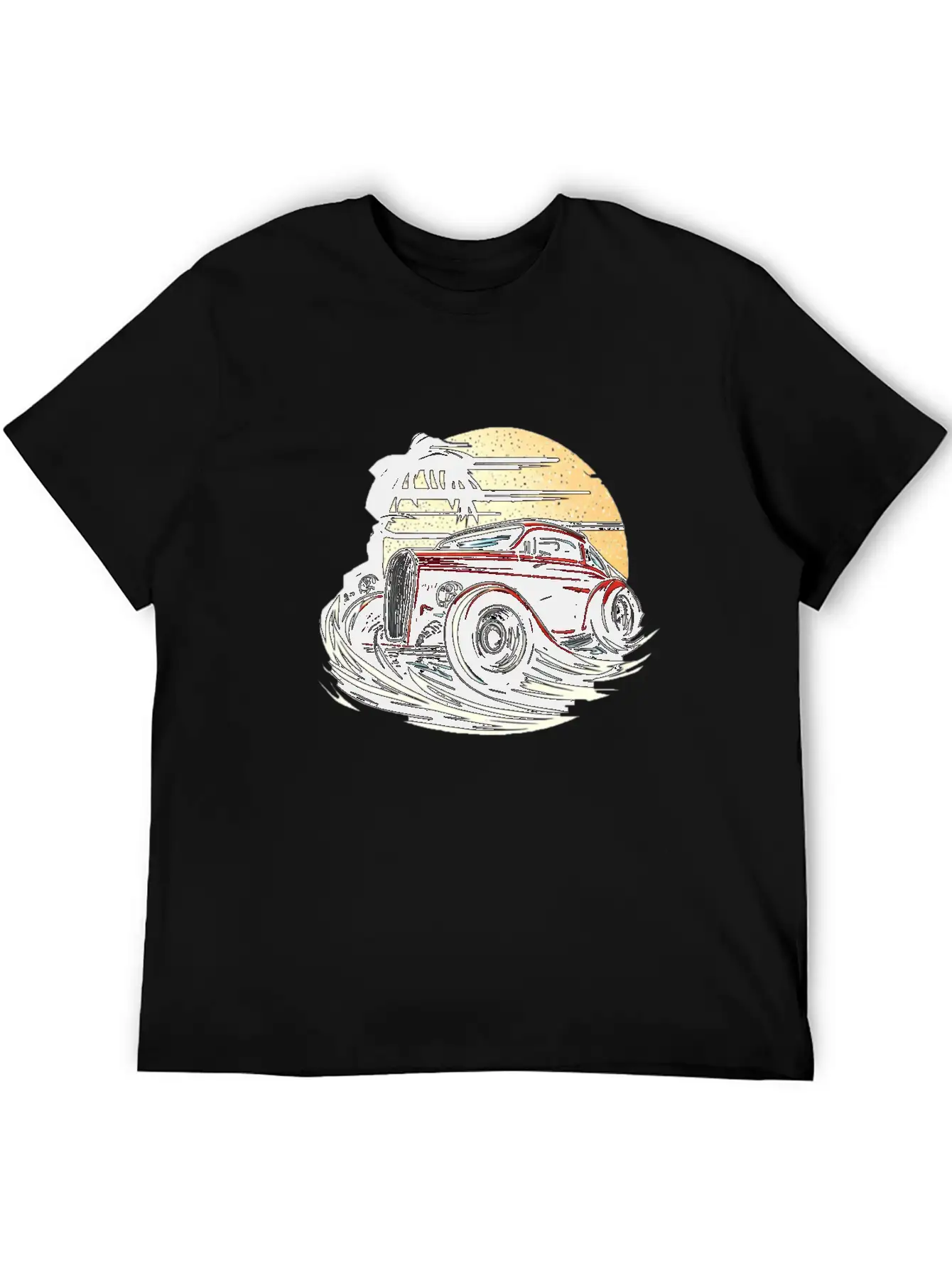 Classic Car Unisex Casual T-Shirt – Clean Design For Daily Comfort