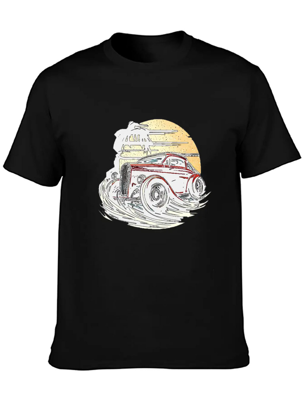 Classic Car Unisex Casual T-Shirt – Clean Design For Daily Comfort