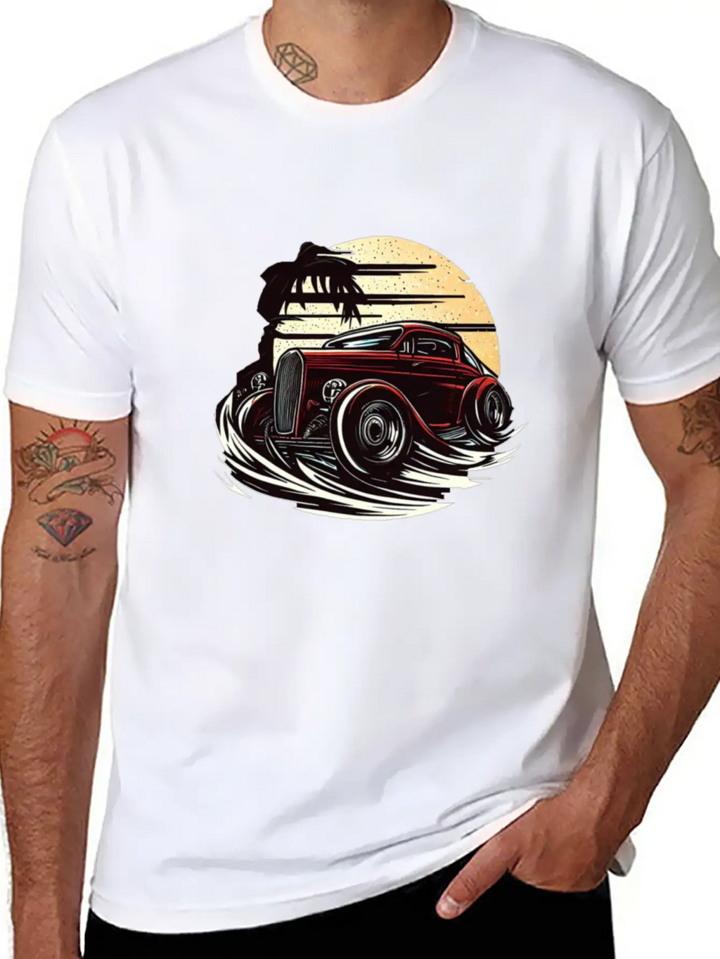 Classic Car Unisex Casual T-Shirt – Clean Design For Daily Comfort