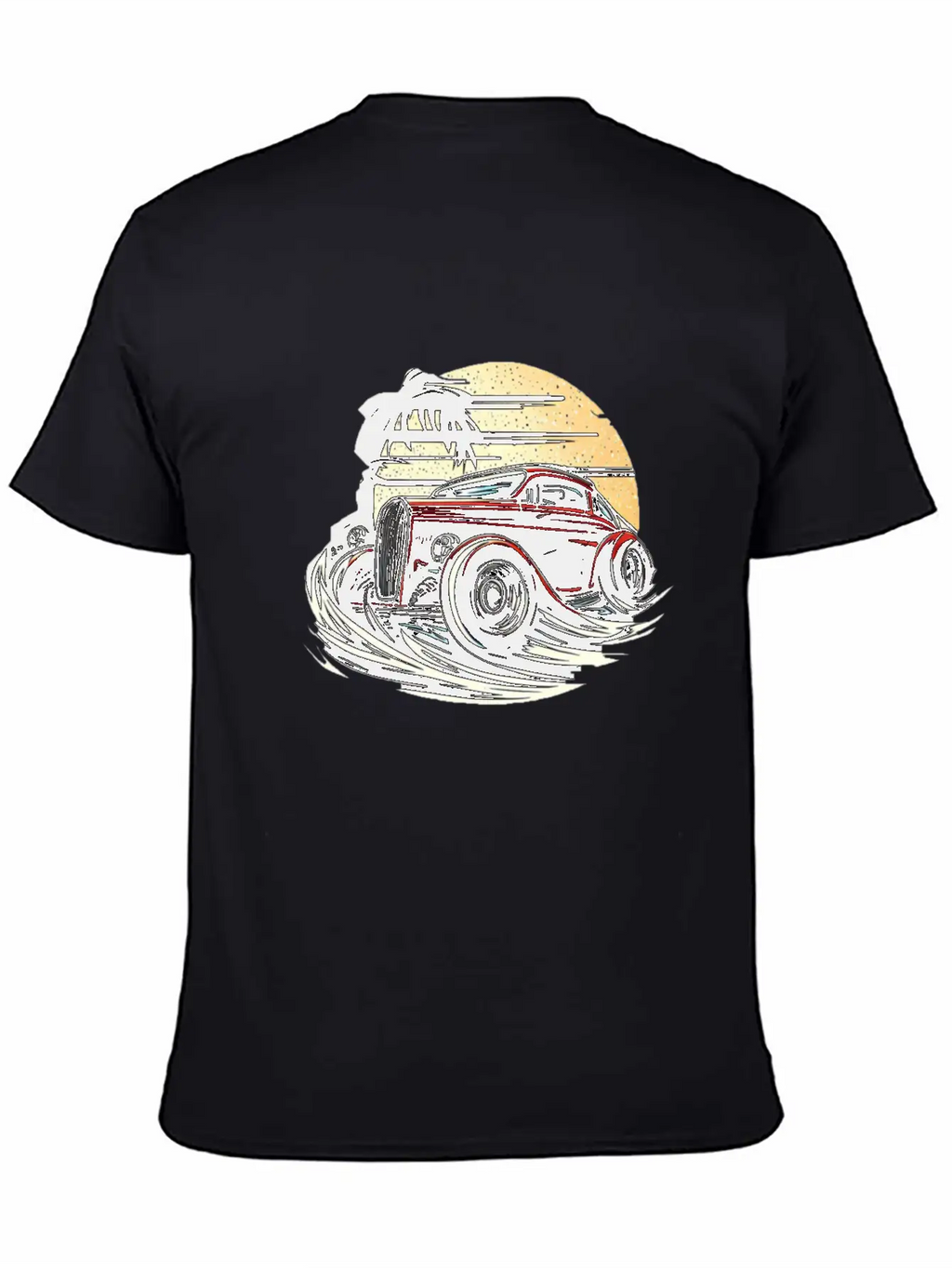 Classic Car Unisex Casual T-Shirt – Clean Design For Daily Comfort