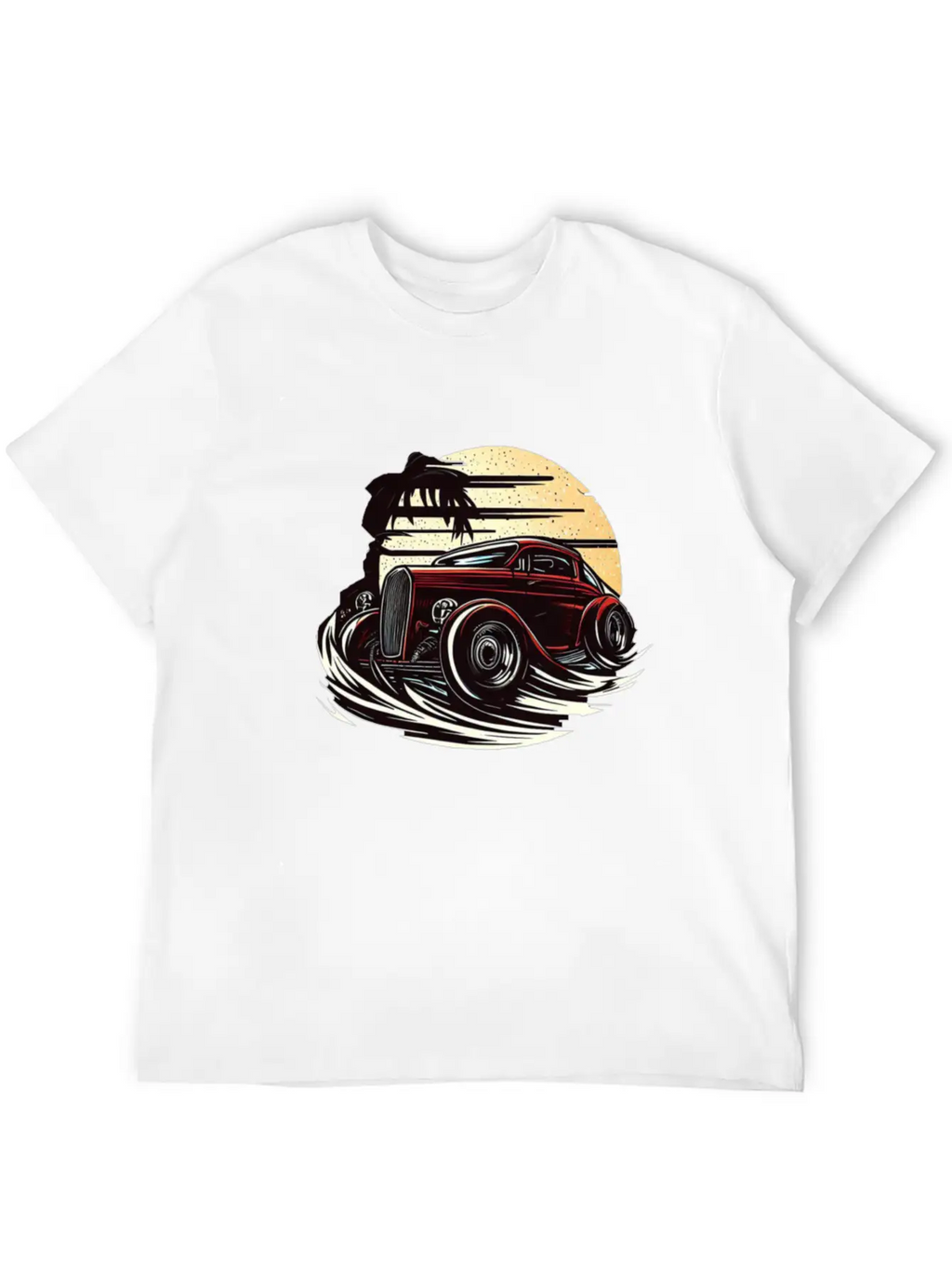 Classic Car Unisex Casual T-Shirt – Clean Design For Daily Comfort