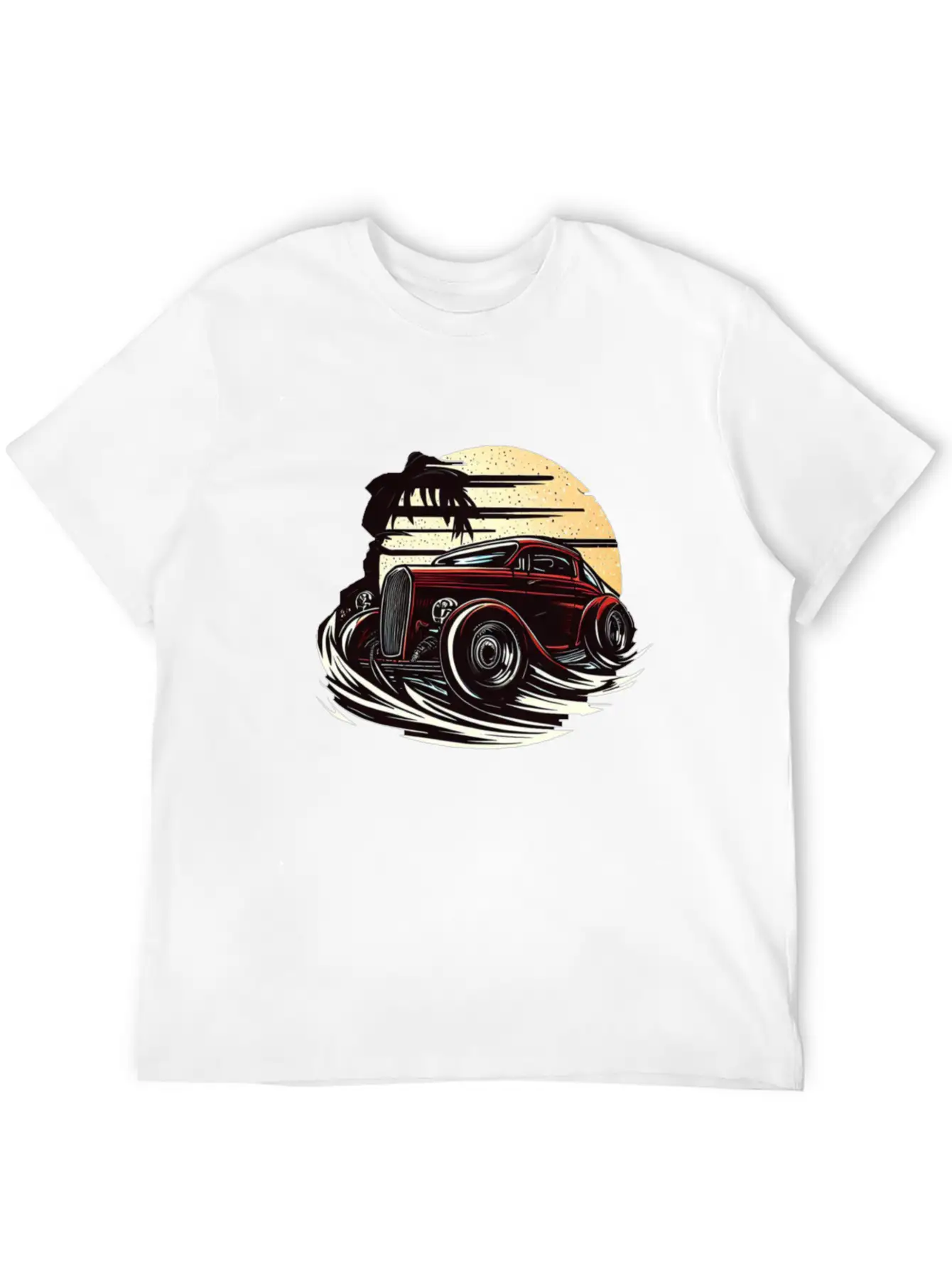 Classic Car Unisex Casual T-Shirt – Clean Design For Daily Comfort