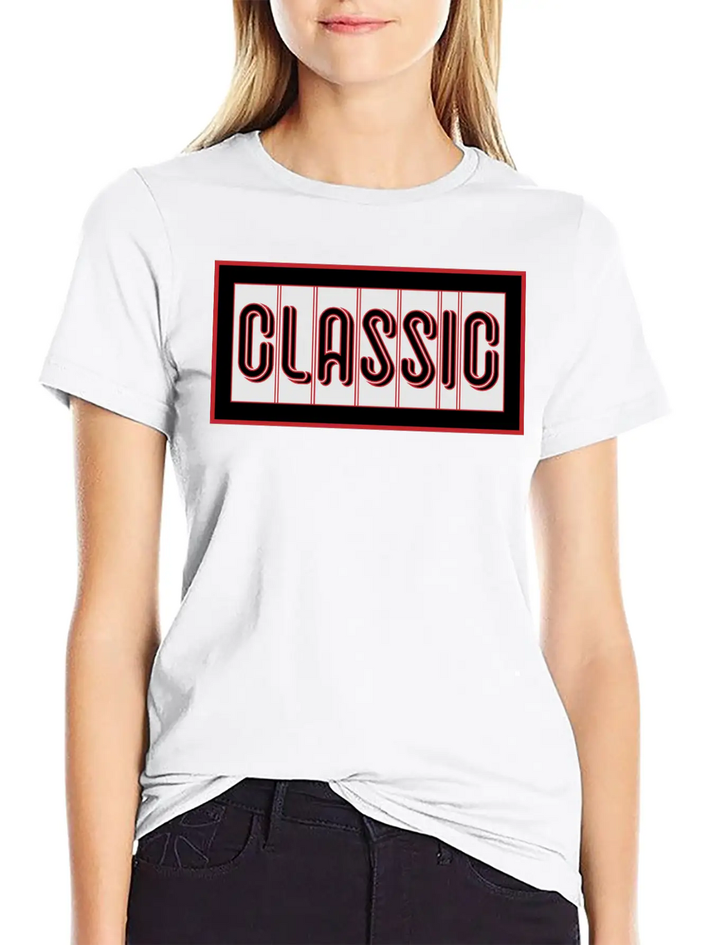 Classic: Classic Short Word Relaxed Everyday Tee – Lightweight And Durable Cotton
