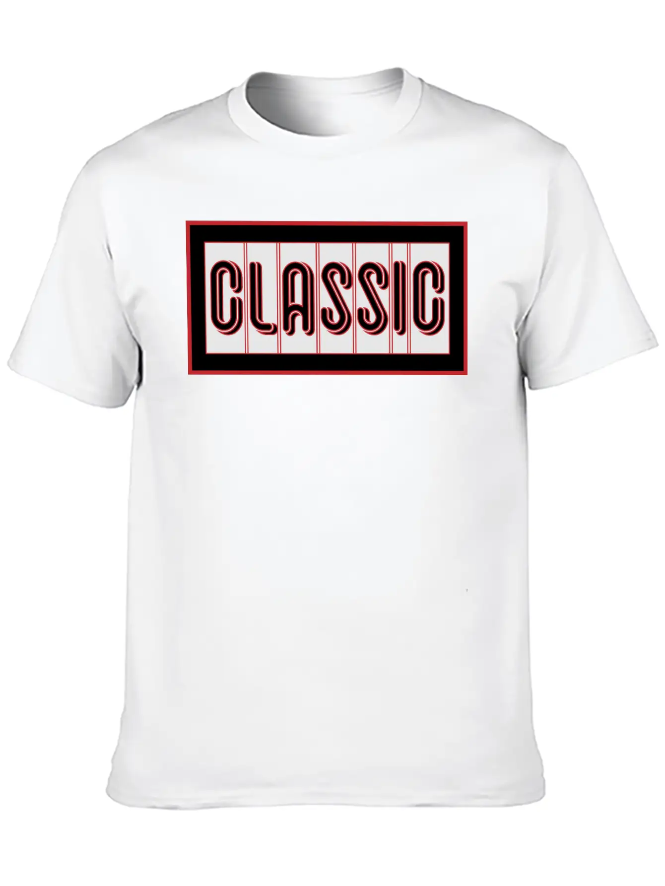 Classic: Classic Short Word Relaxed Everyday Tee – Lightweight And Durable Cotton