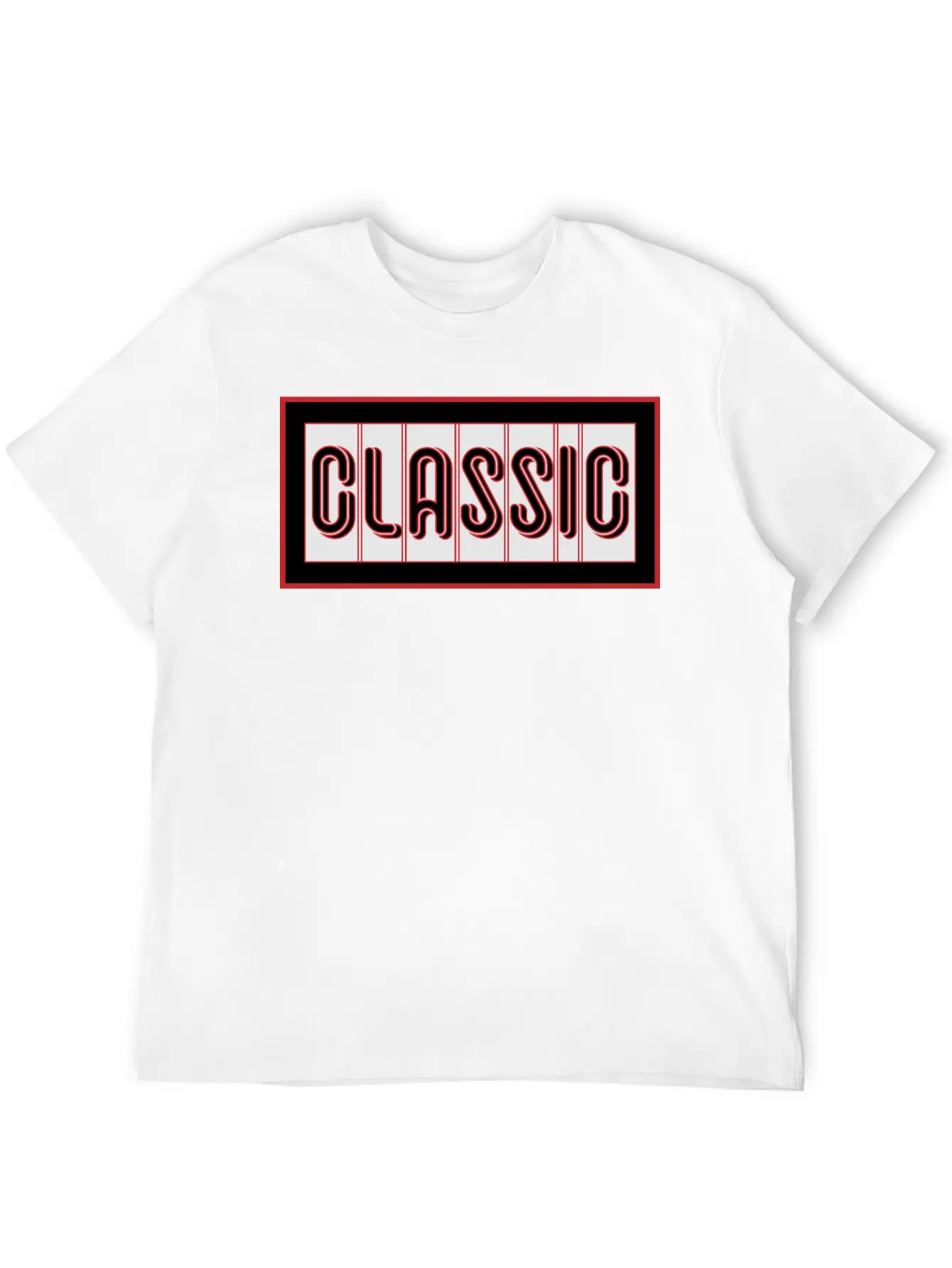 Classic: Classic Short Word Relaxed Everyday Tee – Lightweight And Durable Cotton