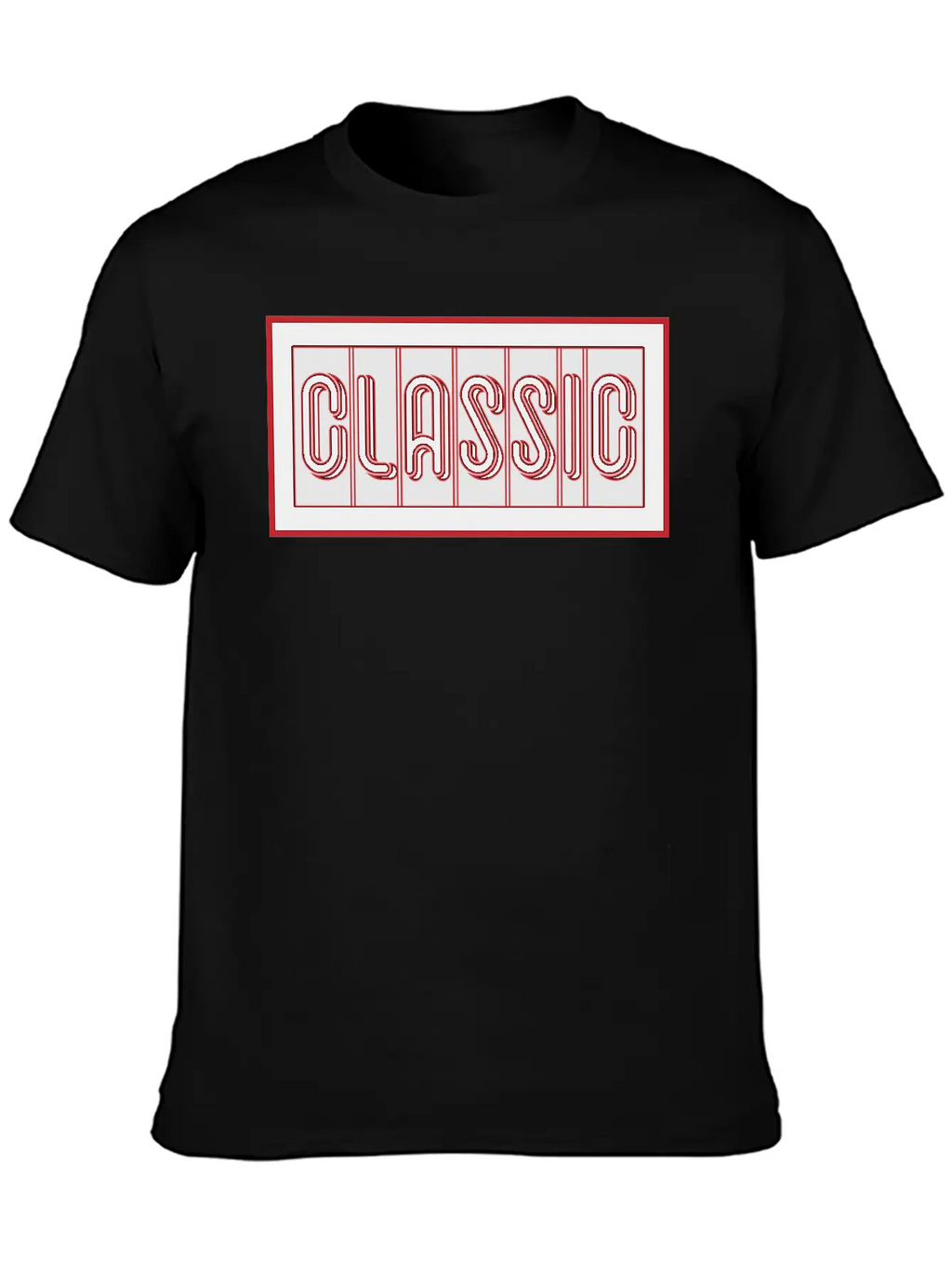 Classic: Classic Short Word Relaxed Everyday Tee – Lightweight And Durable Cotton