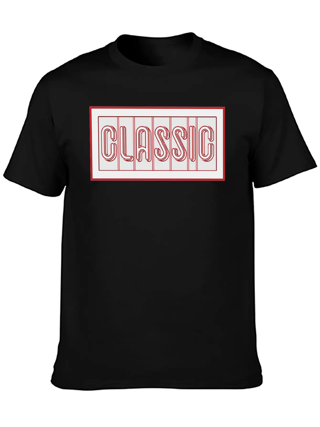 Classic: Classic Short Word Relaxed Everyday Tee – Lightweight And Durable Cotton
