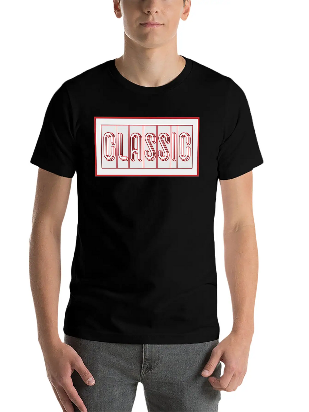 Classic: Classic Short Word Relaxed Everyday Tee – Lightweight And Durable Cotton