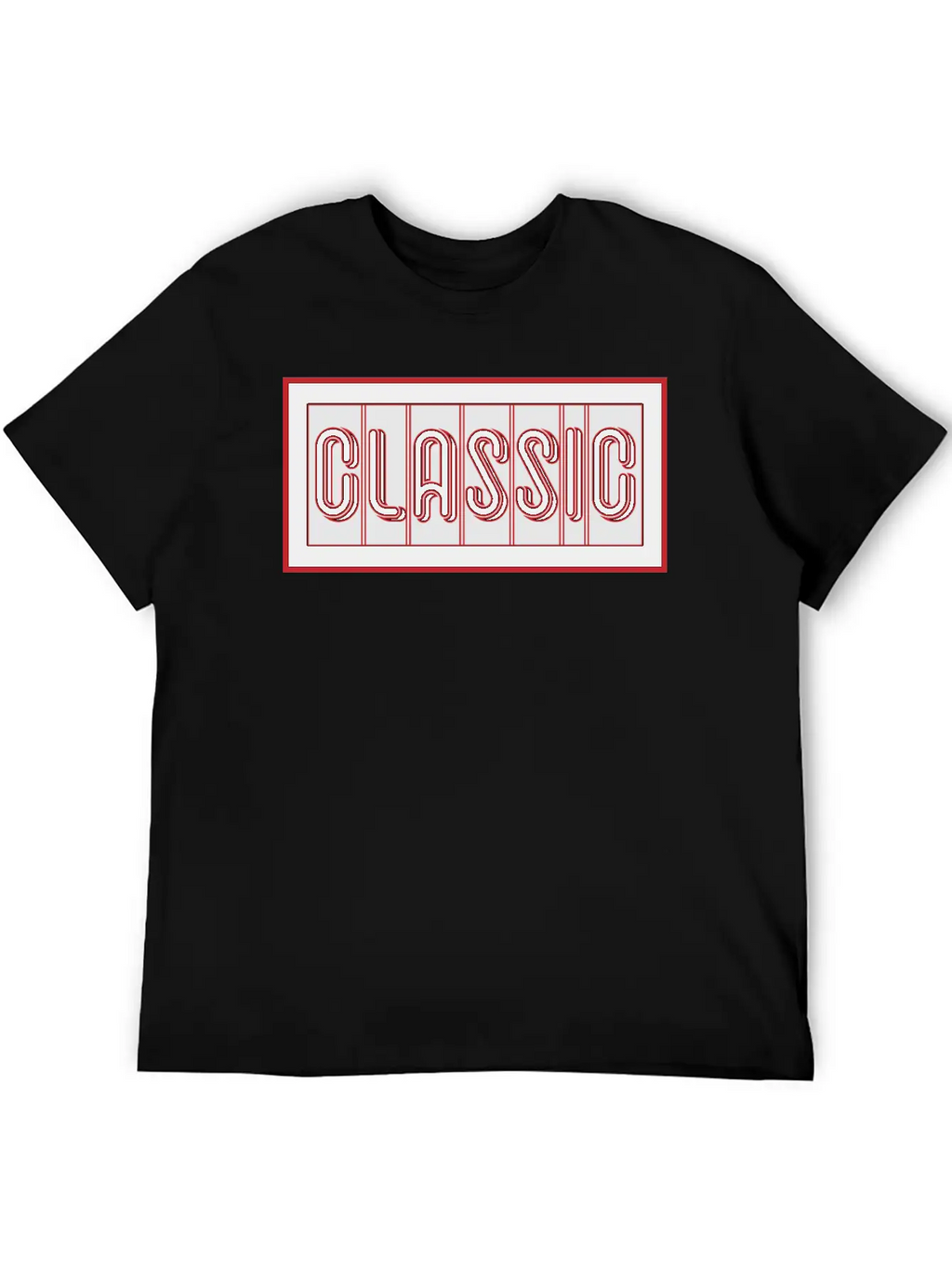 Classic: Classic Short Word Relaxed Everyday Tee – Lightweight And Durable Cotton